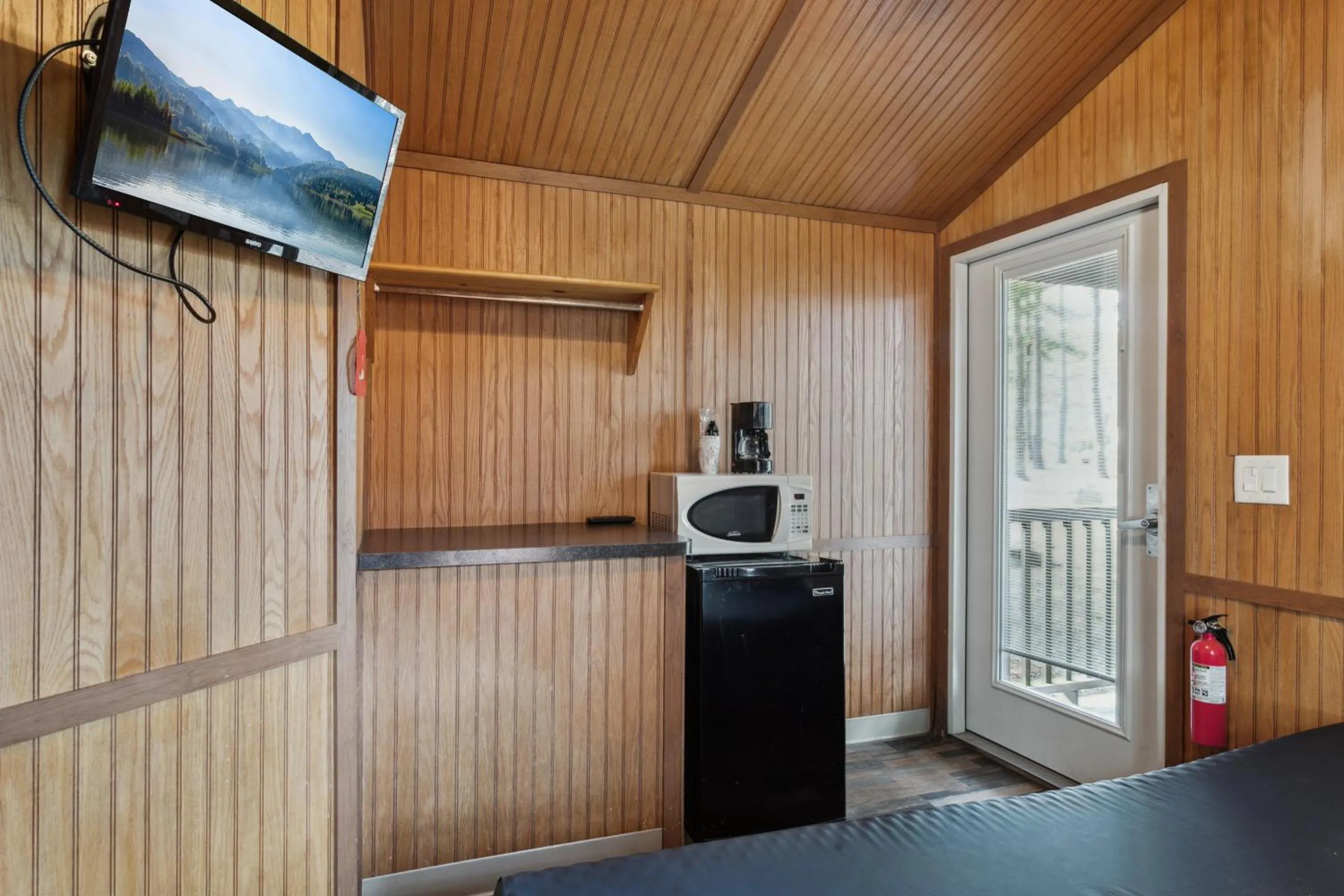 Seating area in Camp Cardinal