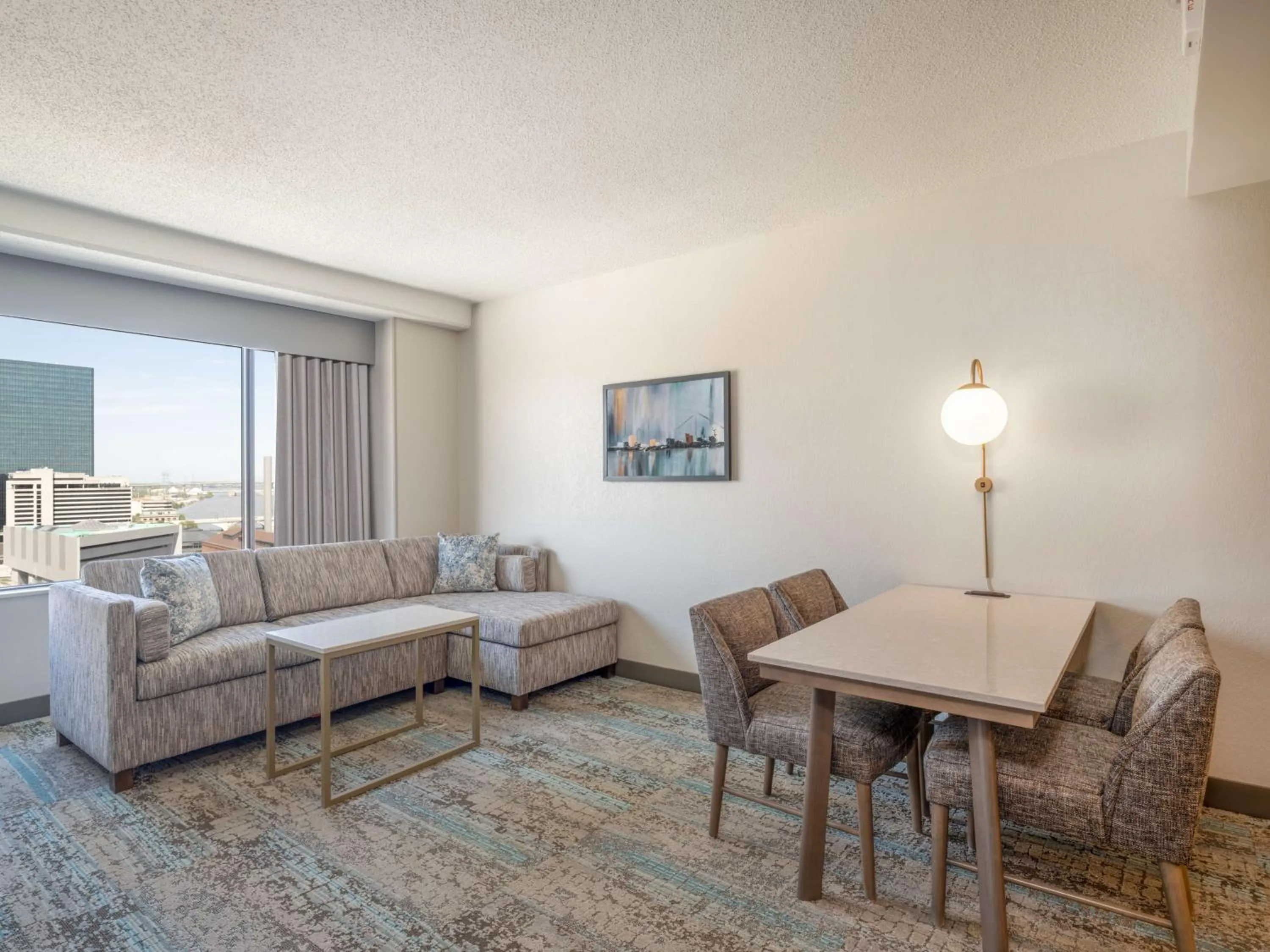 Living room in Homewood Suites By Hilton Toledo Downtown