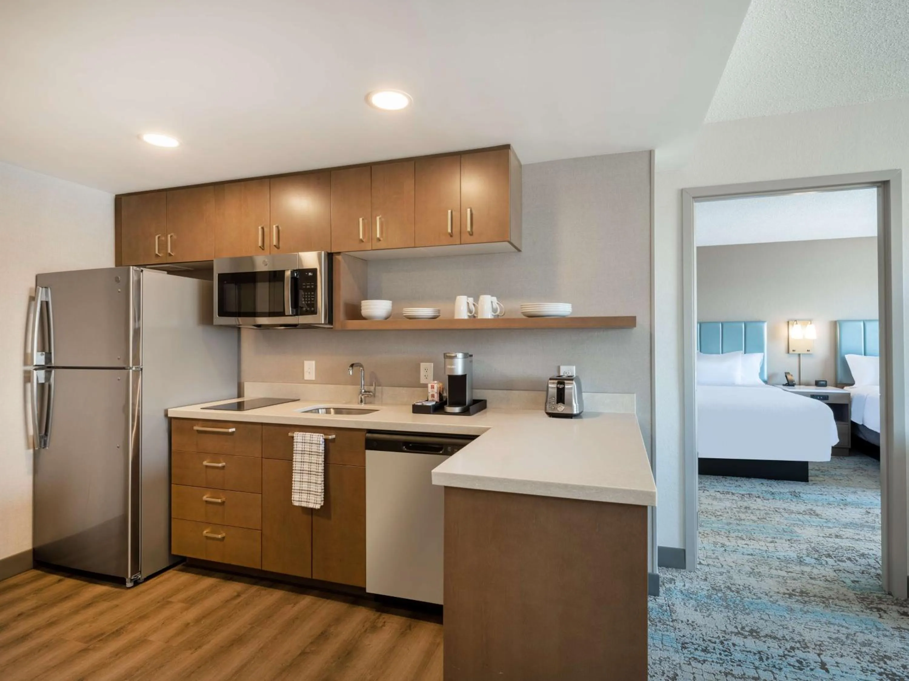 Kitchen or kitchenette in Homewood Suites By Hilton Toledo Downtown