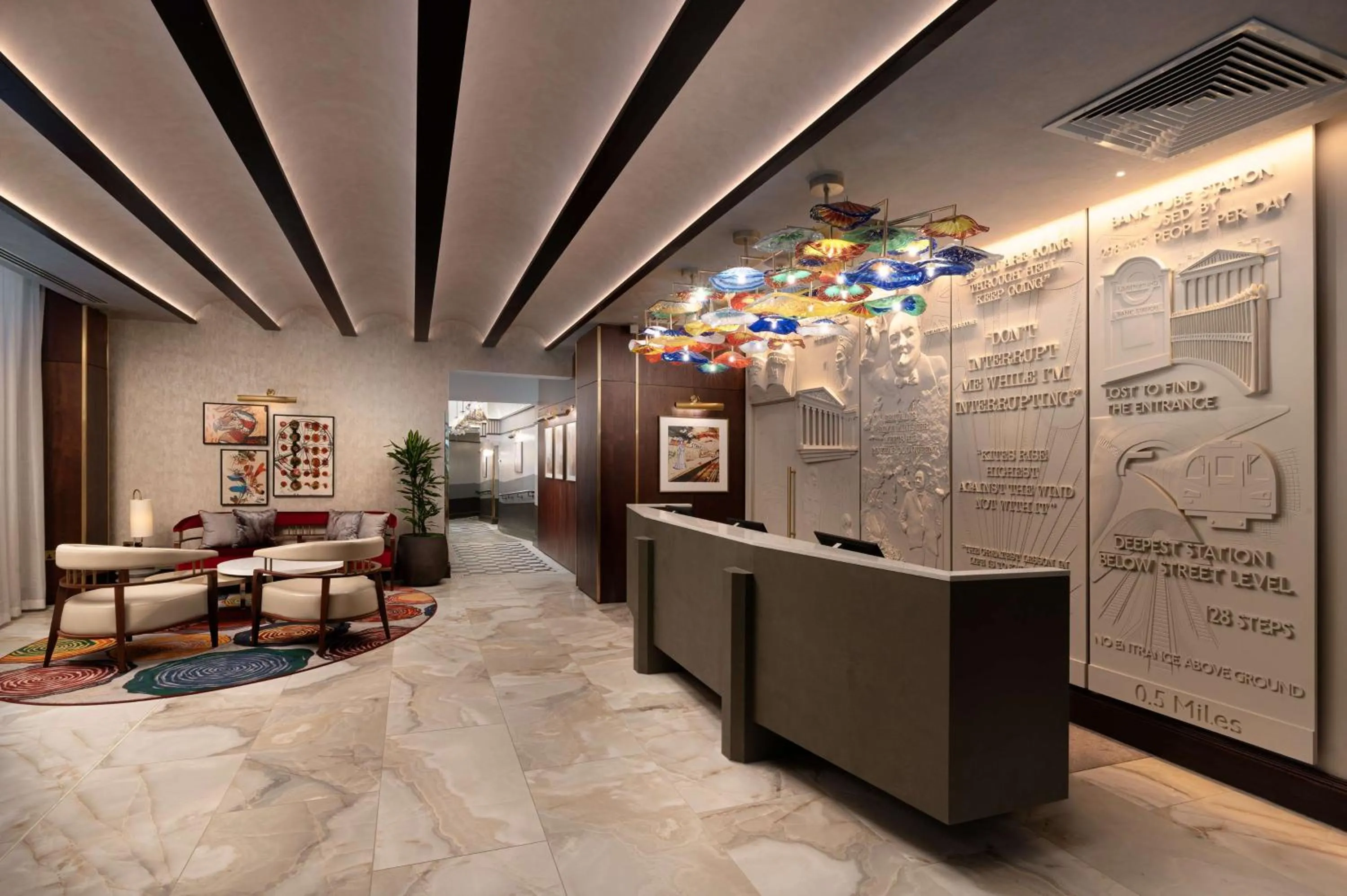 Lobby or reception in Lost Property St Pauls London, Curio Collection By Hilton