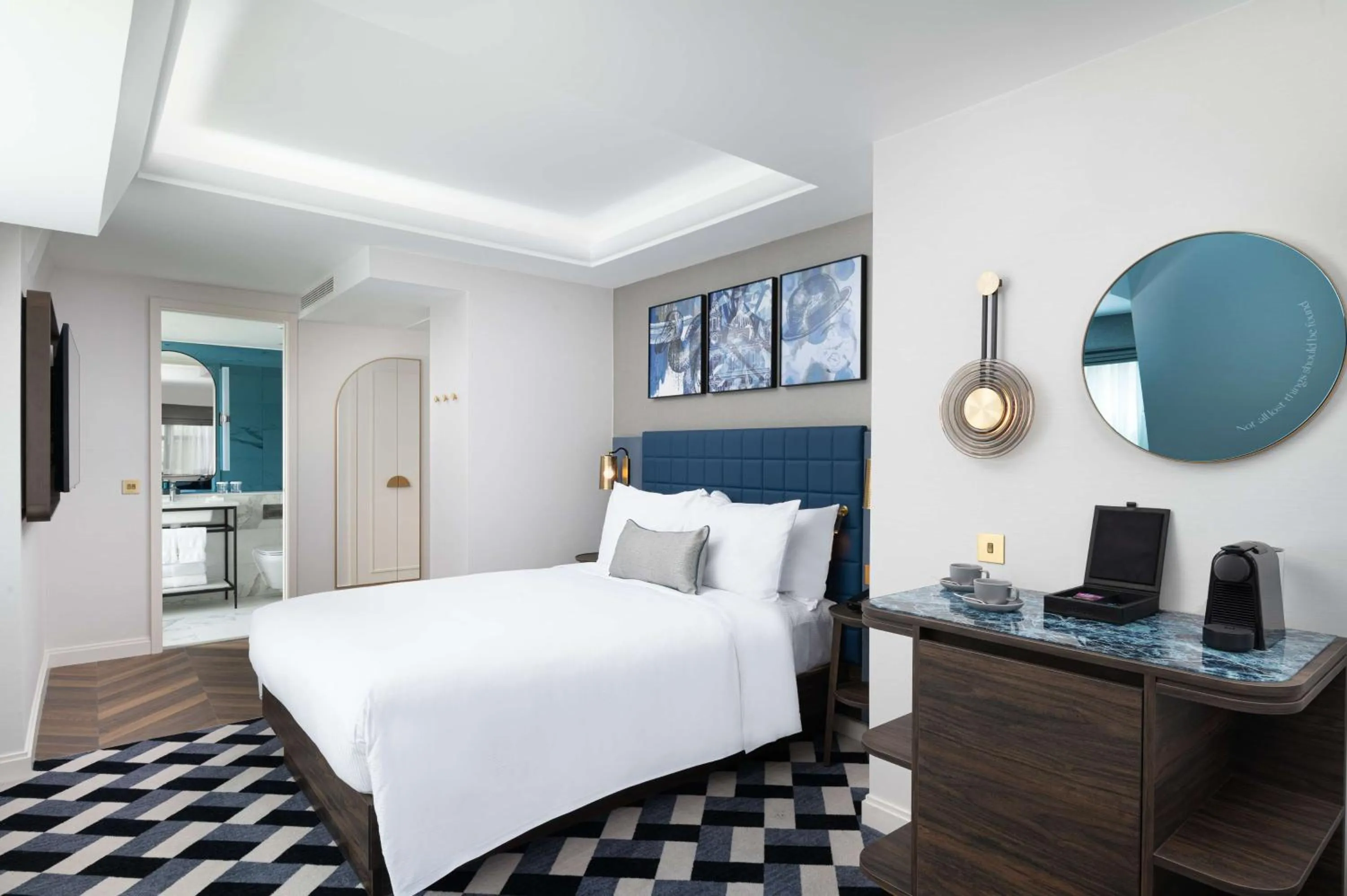 Bed in Lost Property St Pauls London, Curio Collection By Hilton