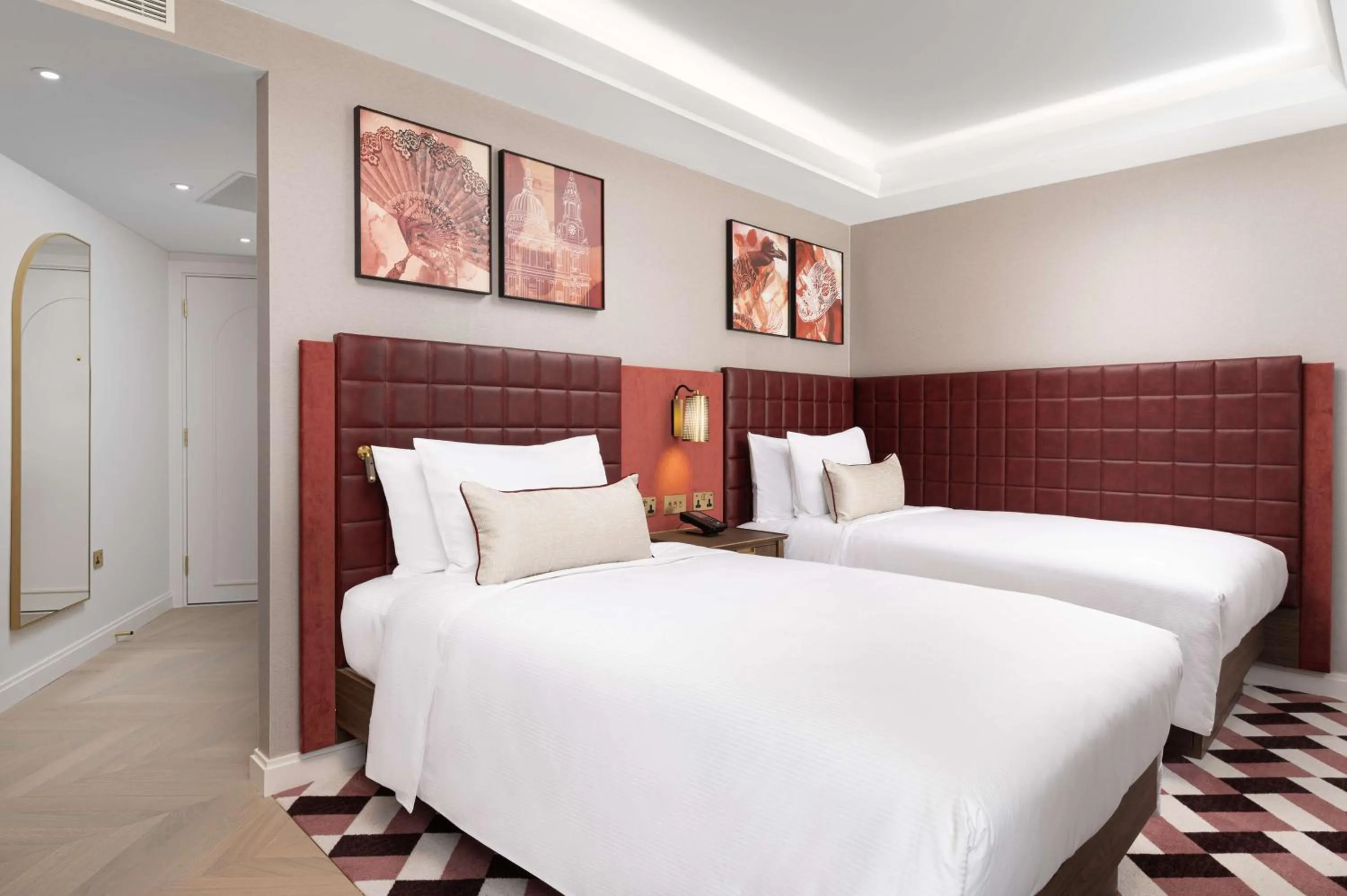 Bed in Lost Property St Pauls London, Curio Collection By Hilton