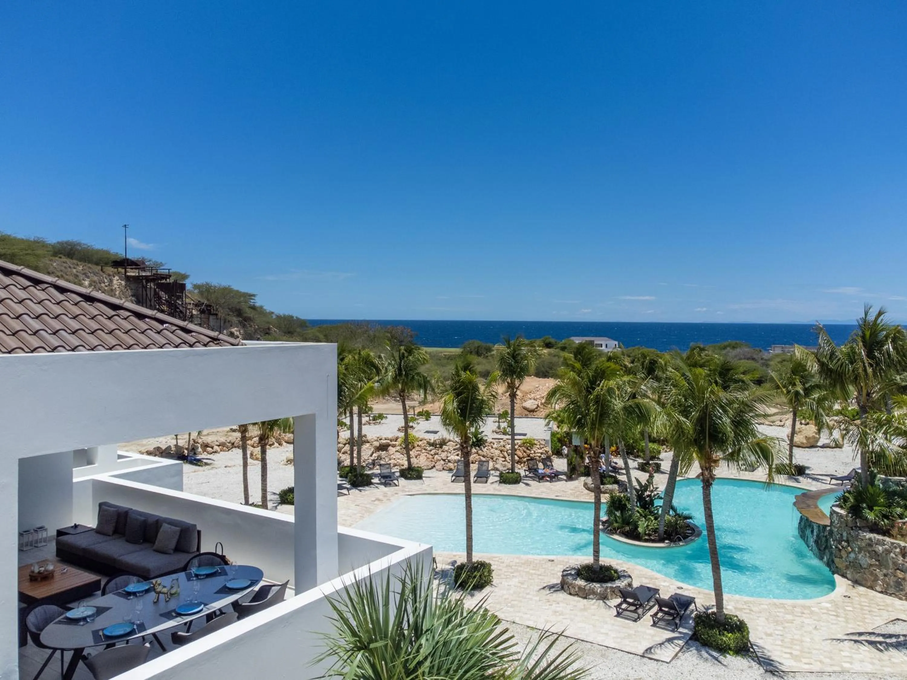 Pool view in Blue Bay - The Reef