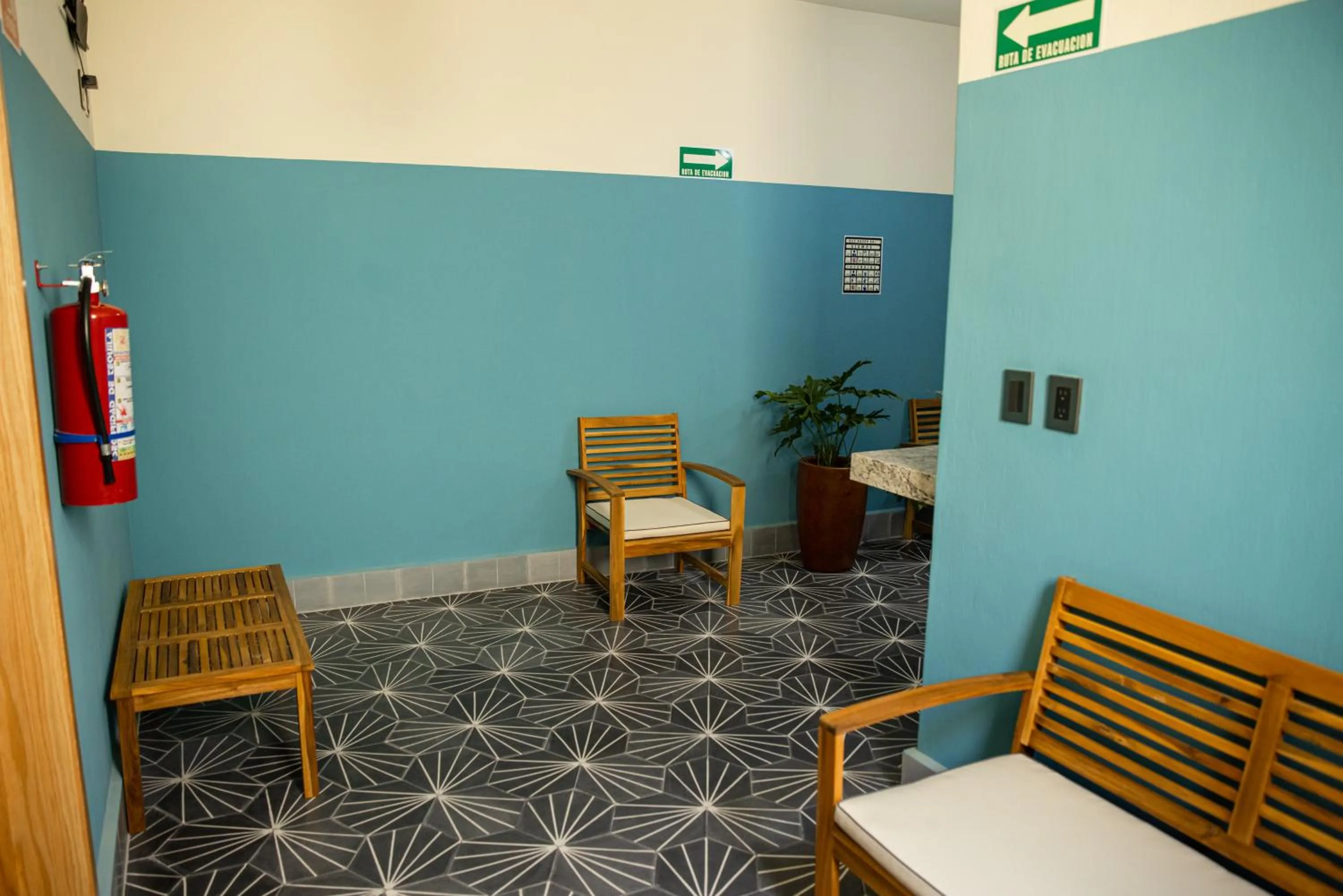 Seating area in Hotel Casa Jima Agave