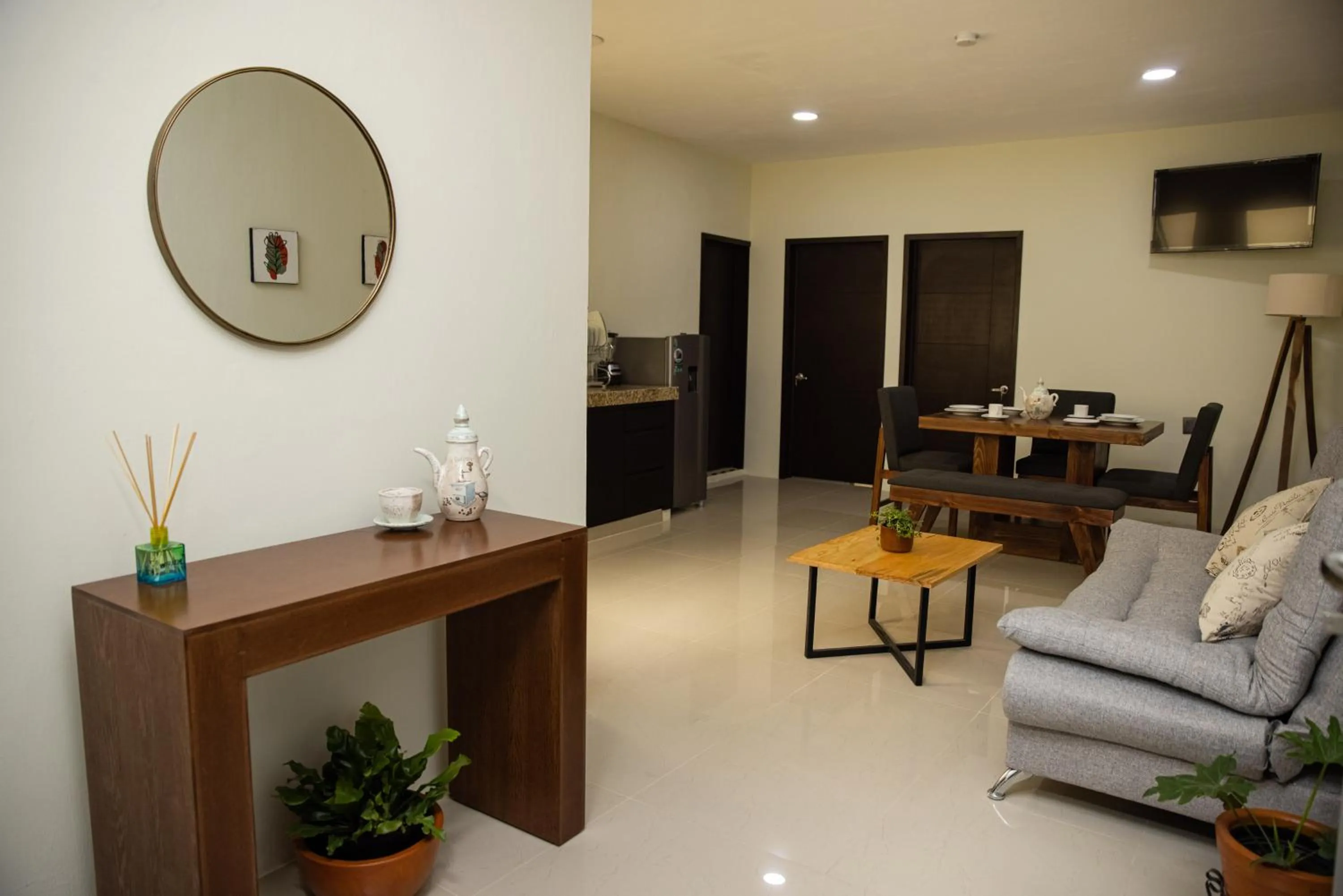 Living room in Hotel Casa Jima Agave