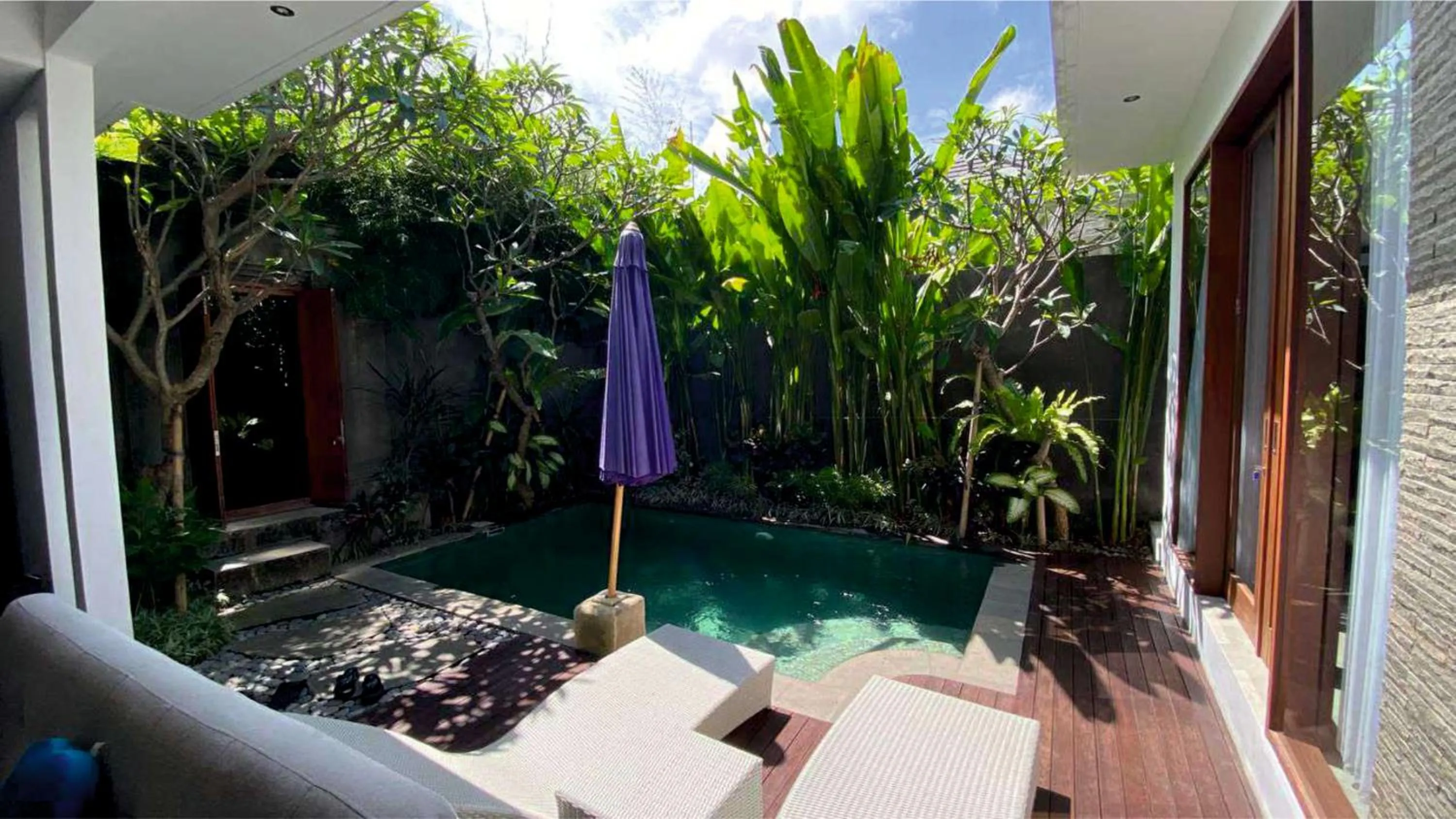 Natural landscape in Puri Keraton Seminyak