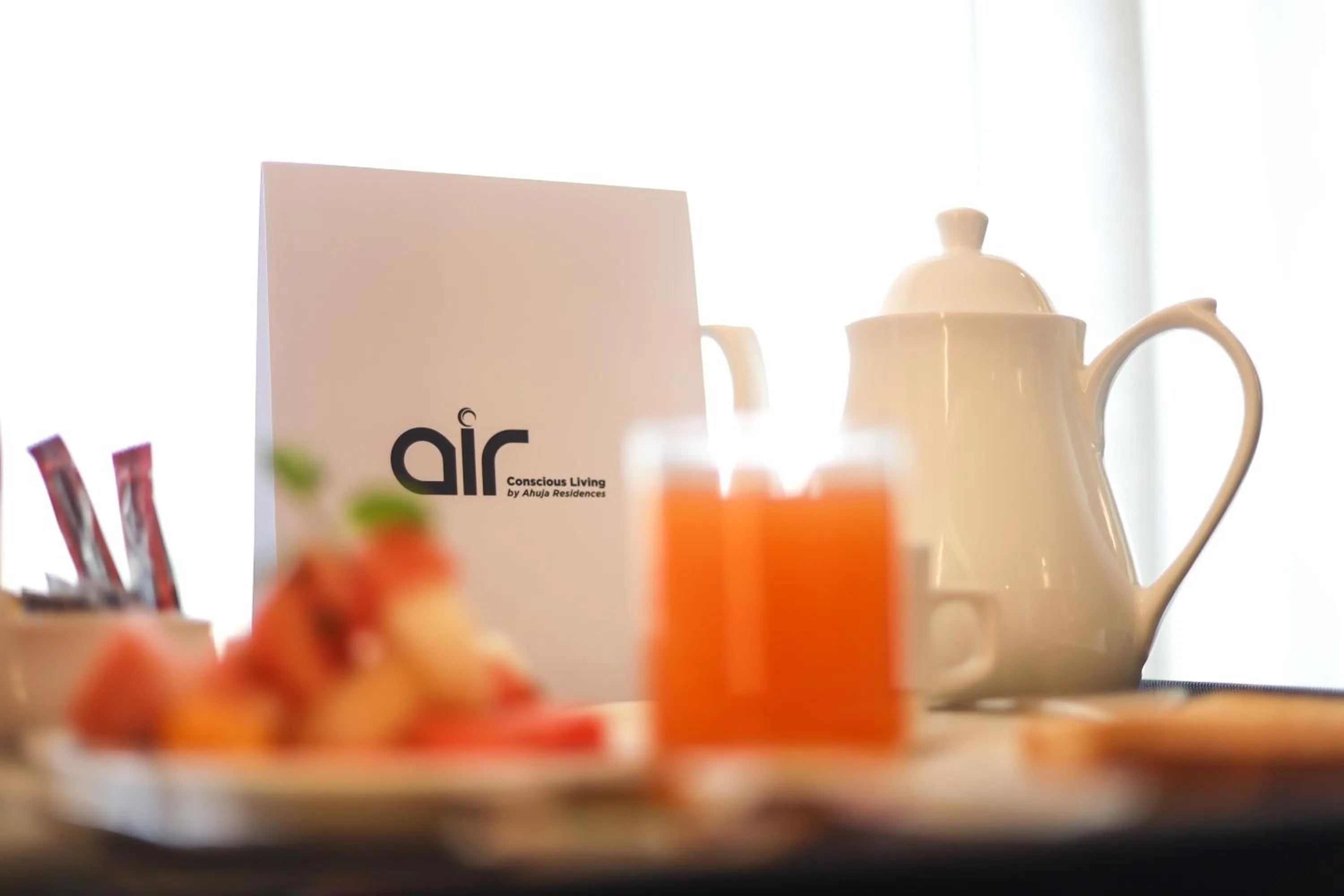Food and drinks in AIR by Ahuja Residences