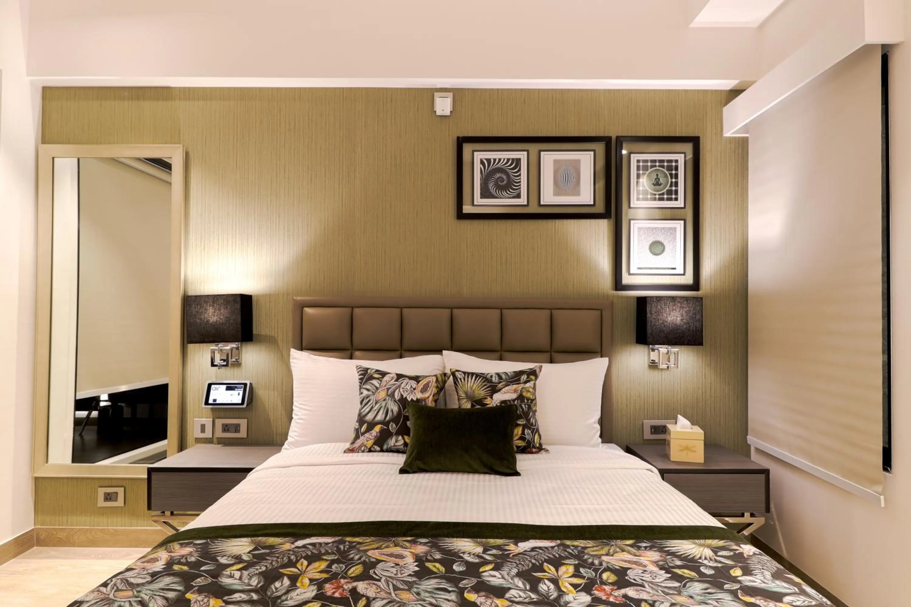 Bedroom, Bed in AIR by Ahuja Residences