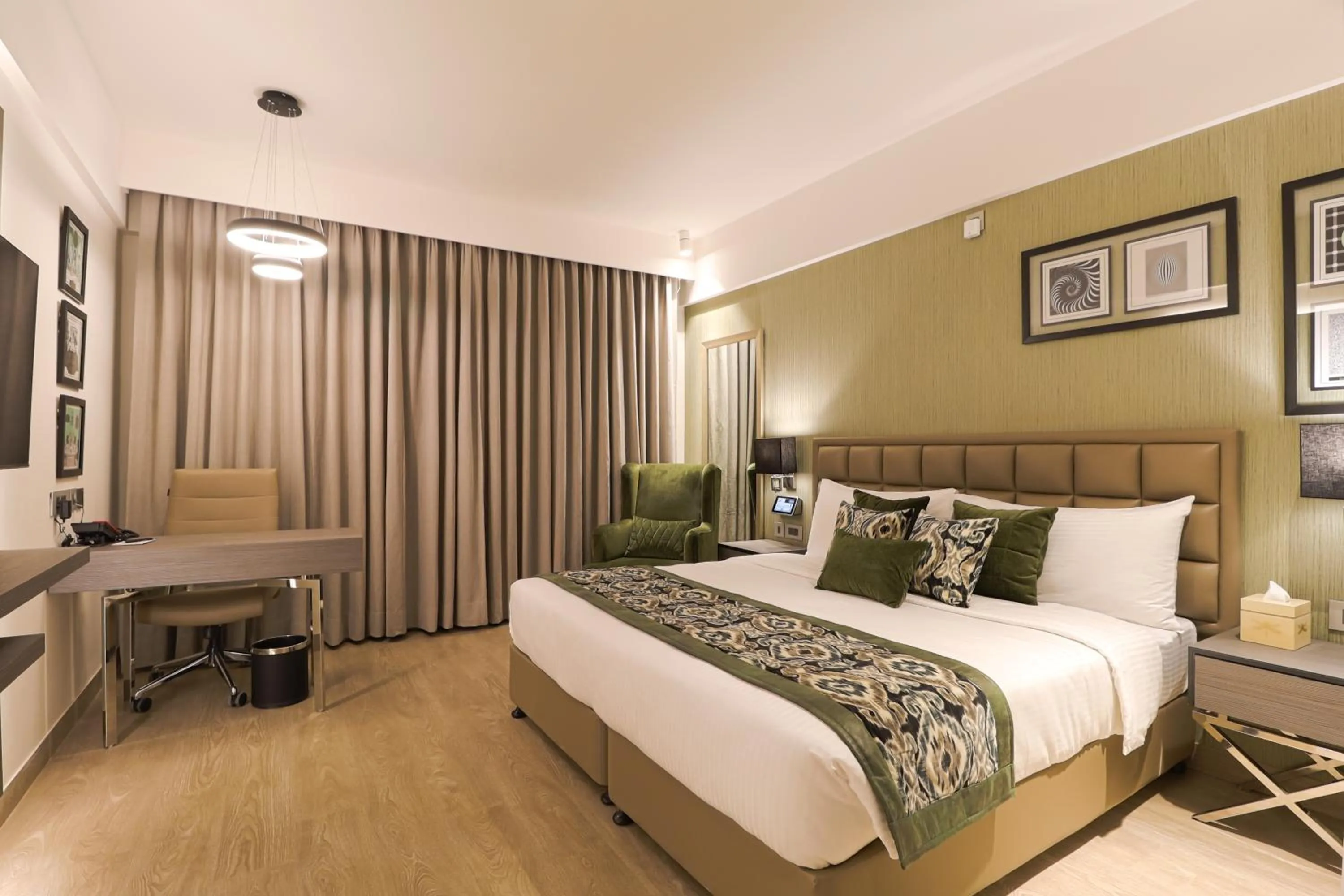 Bedroom, Bed in AIR by Ahuja Residences