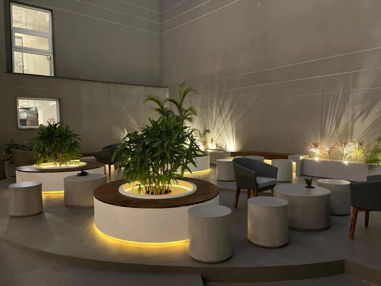 Seating area in AIR by Ahuja Residences