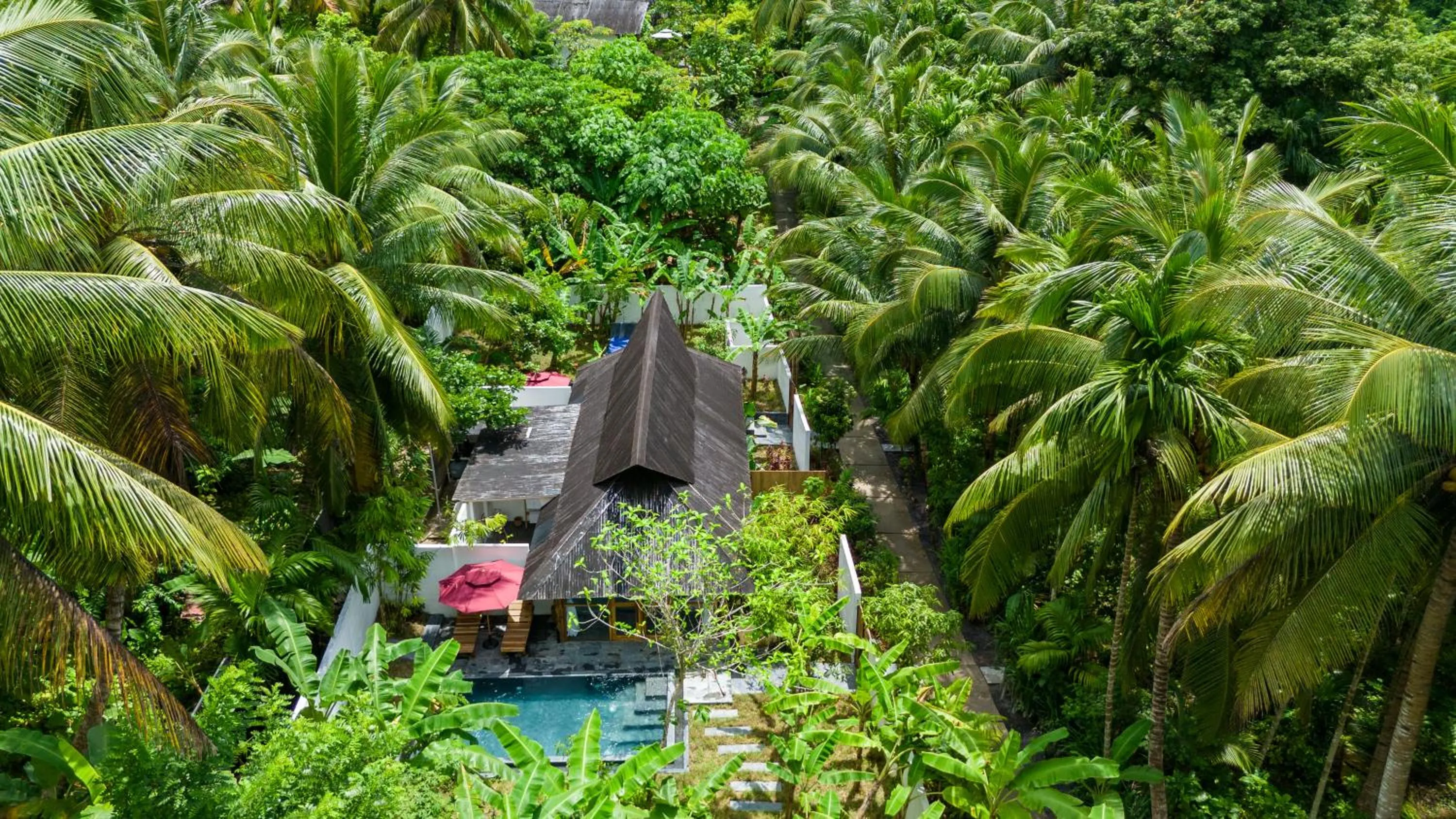 Bird's eye view in Satya Boutique Resort & Spa