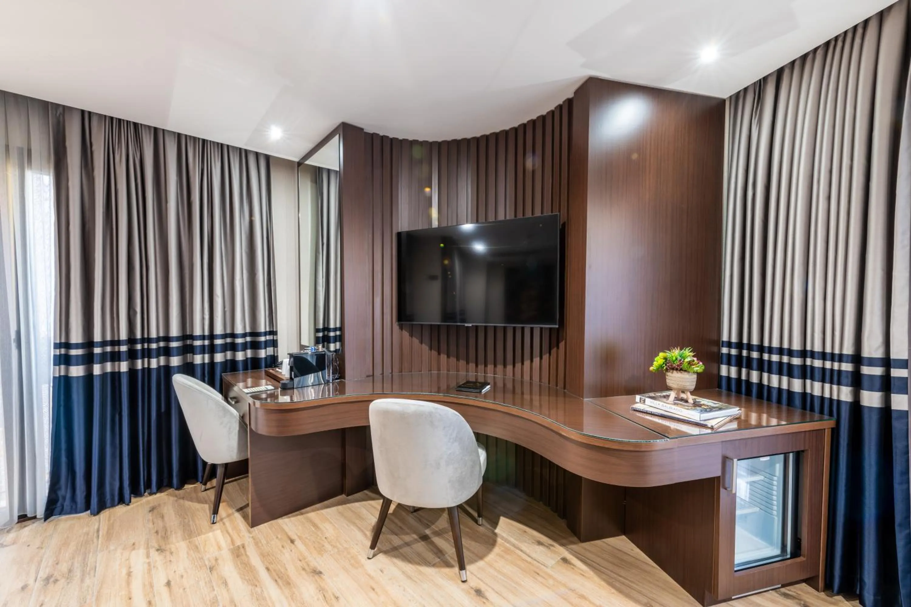 Seating area in Aprilis Deluxe Hotel