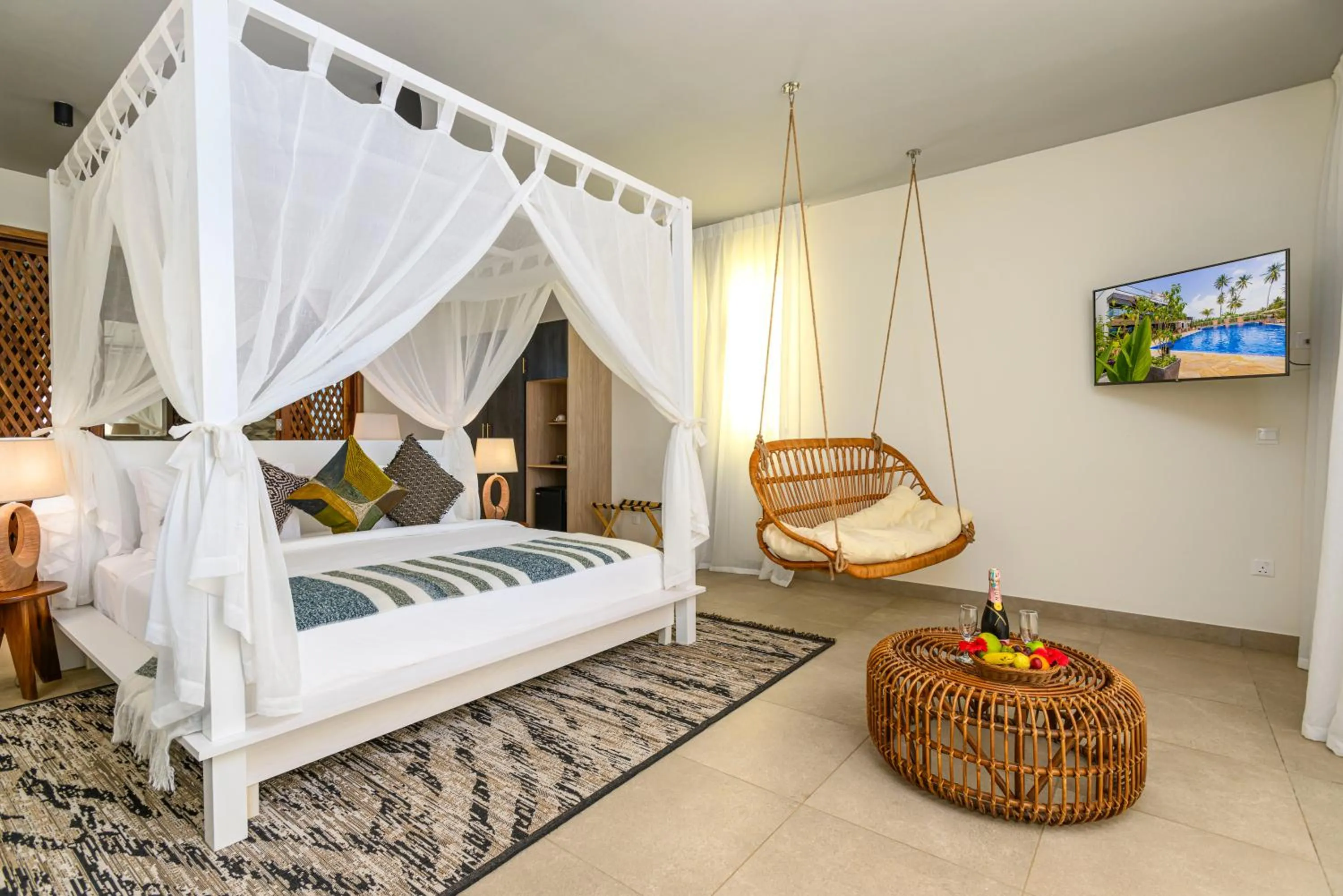 Photo of the whole room, Bed in TOA Hotel & Spa Zanzibar