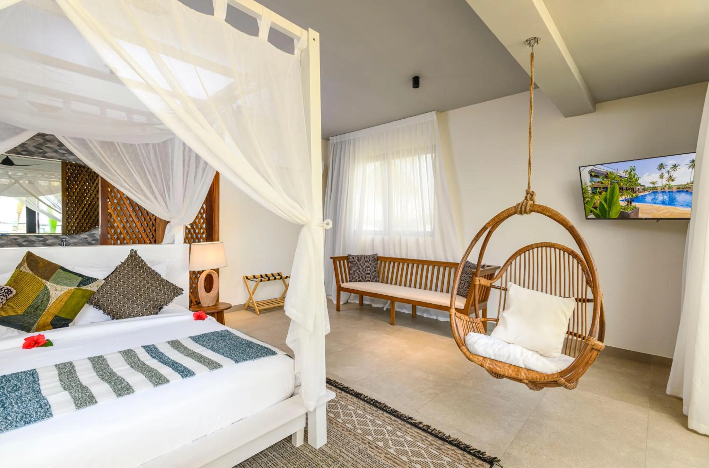 Photo of the whole room, Bed in TOA Hotel & Spa Zanzibar