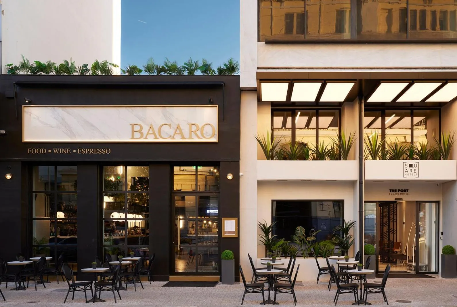 Facade/entrance in The Port Square Hotel