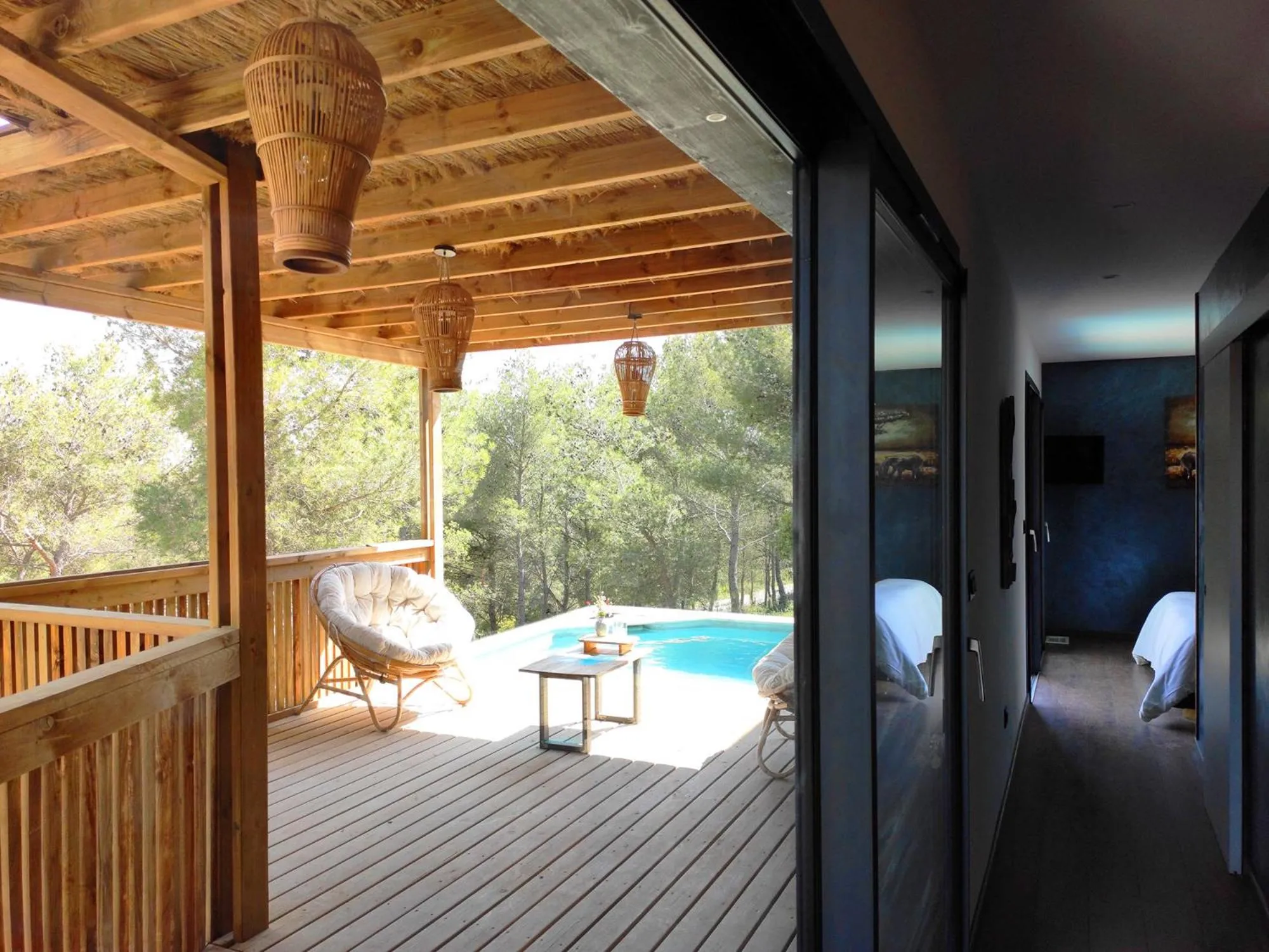 Patio in Villa Occitana