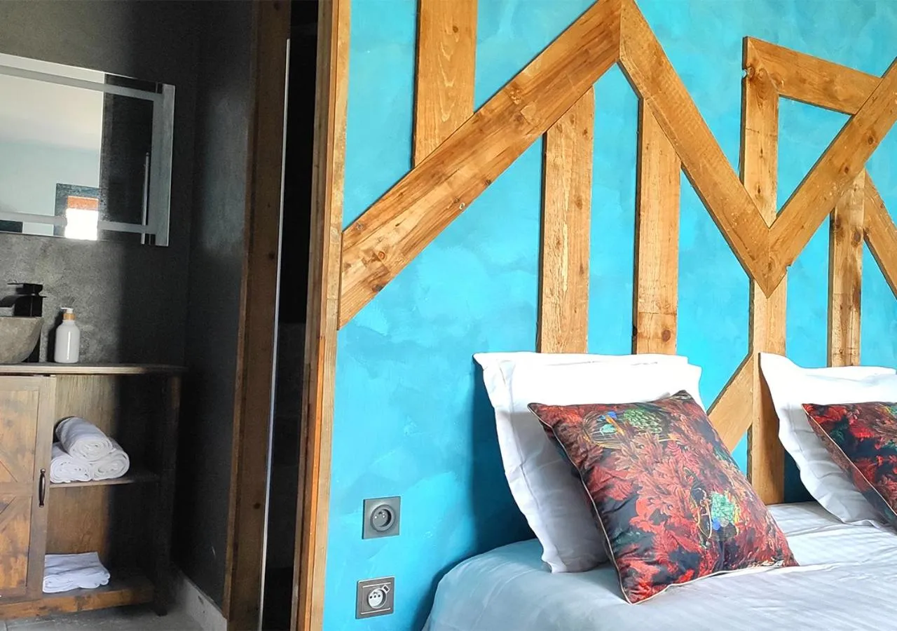 Bed in Villa Occitana