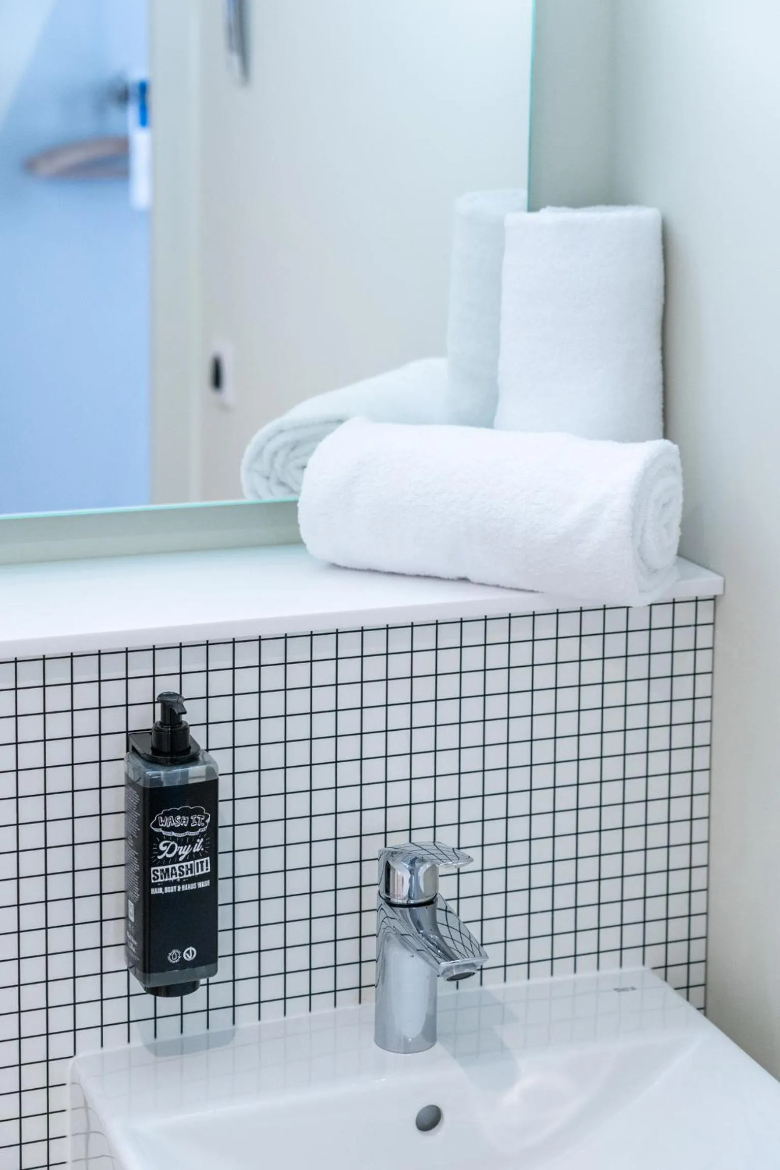 towels in ibis budget Le Cannet des Maures