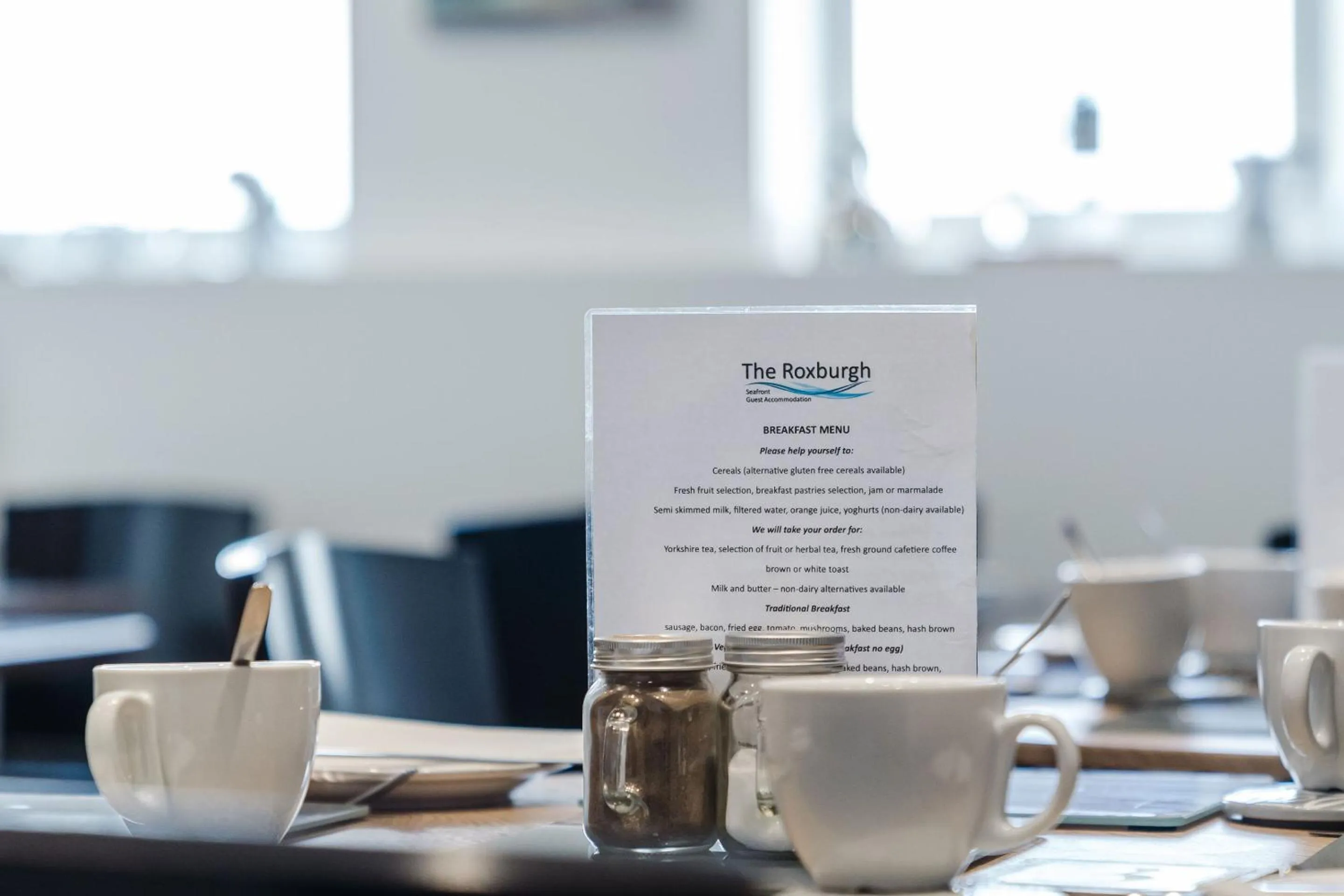 Dining area in The Roxburgh