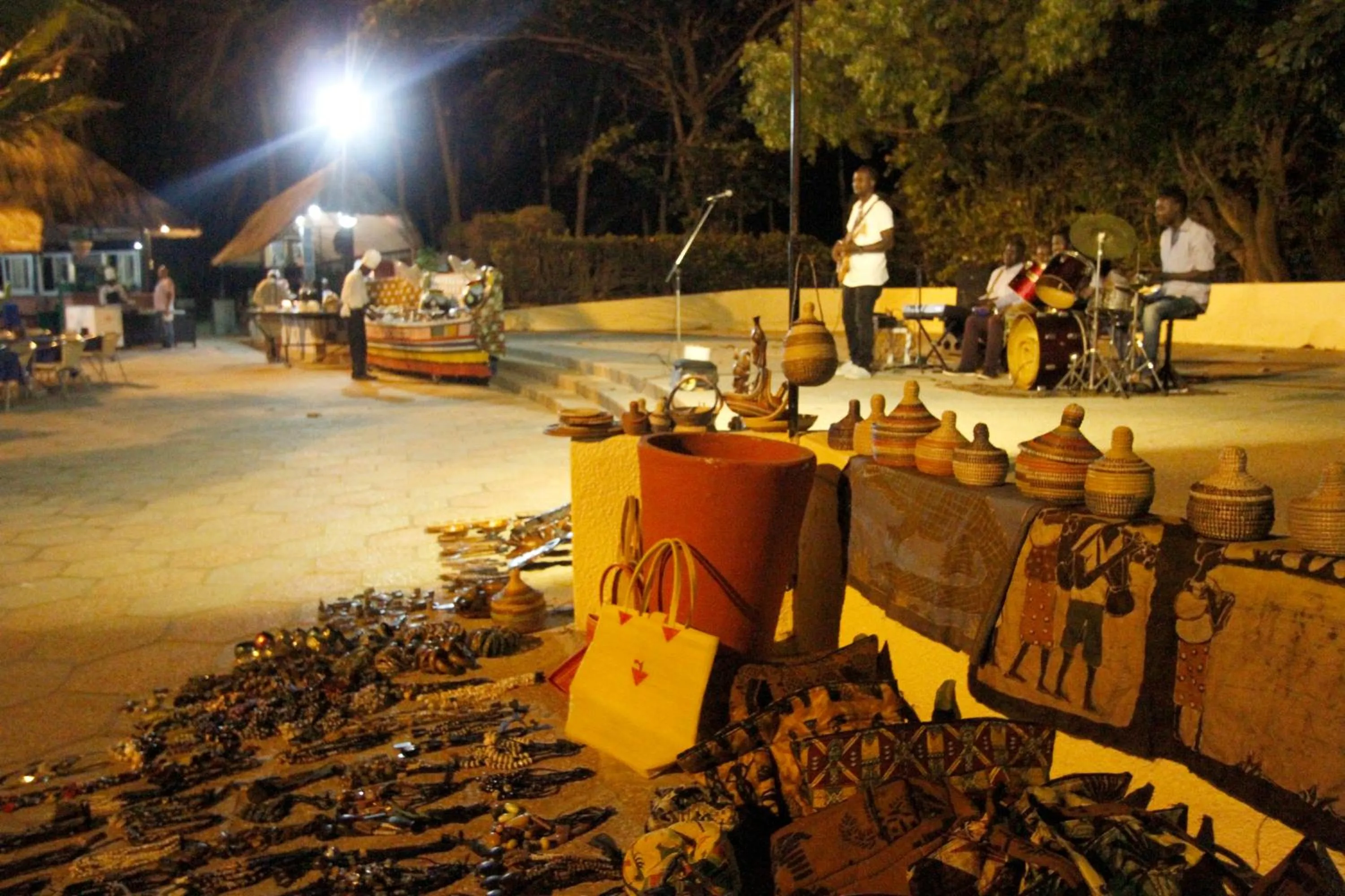 Evening entertainment in The Kairaba Beach Hotel
