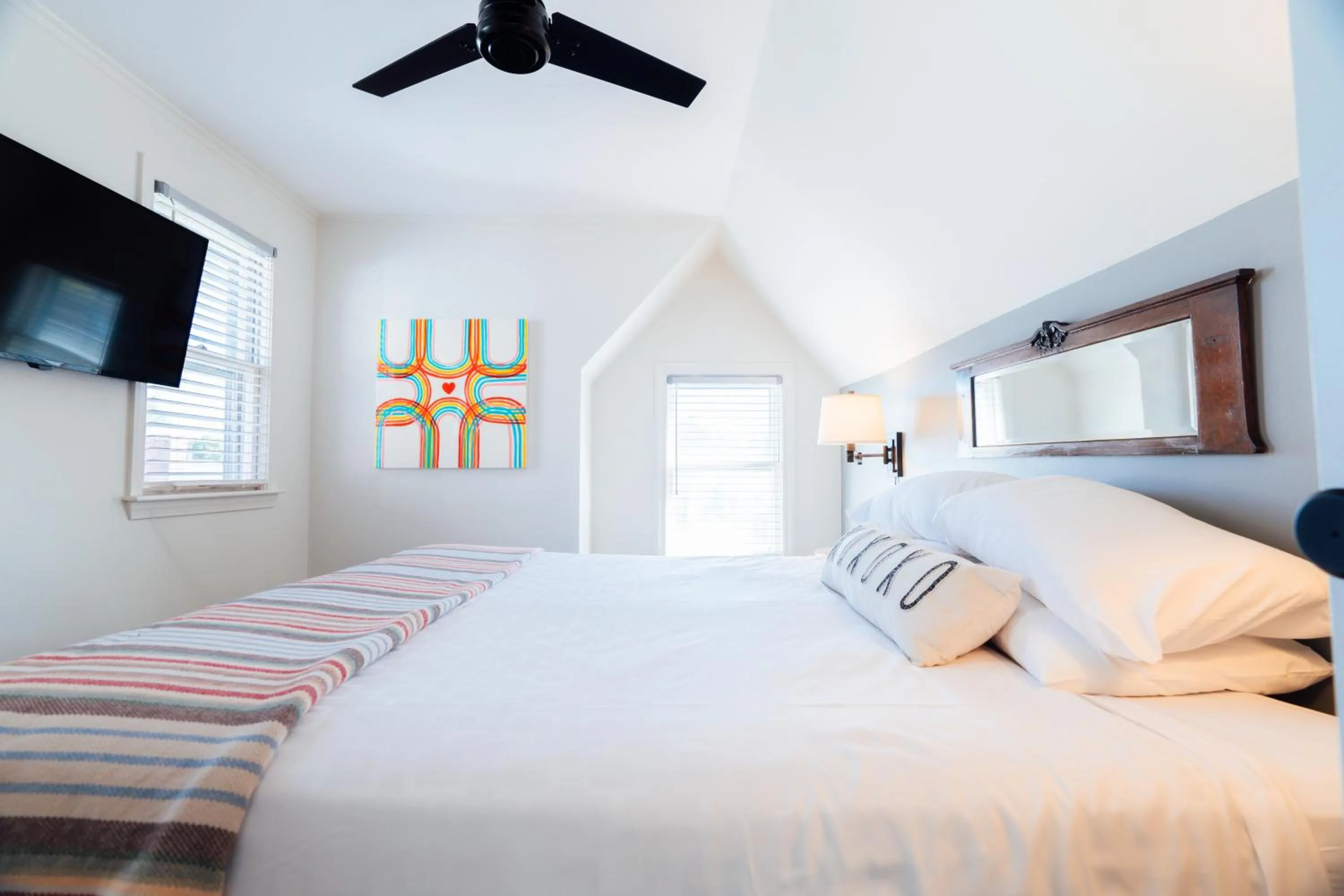 Bed in Beaconlight Guest House