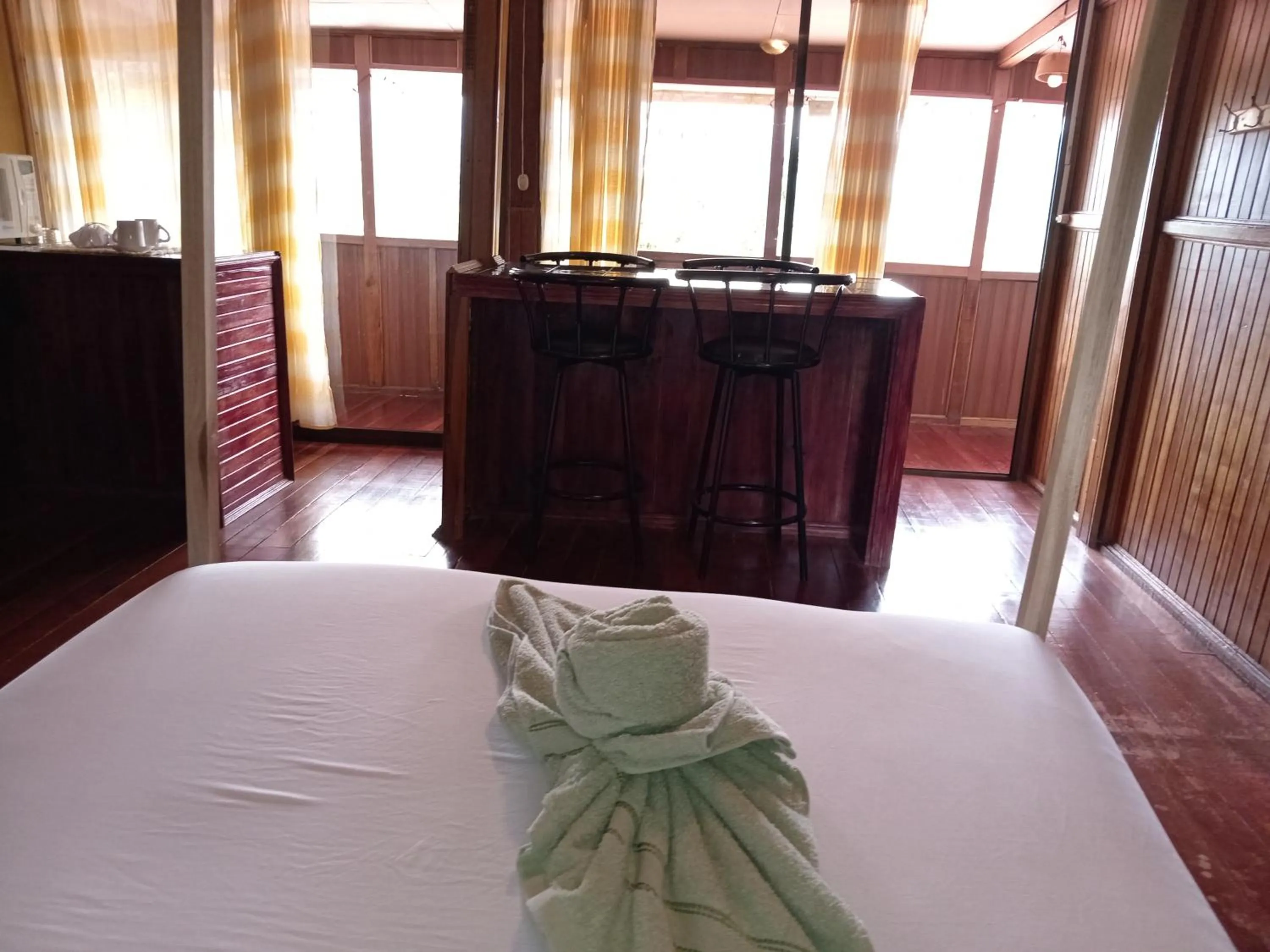 Bed in Hotel Green Mountain turrialba