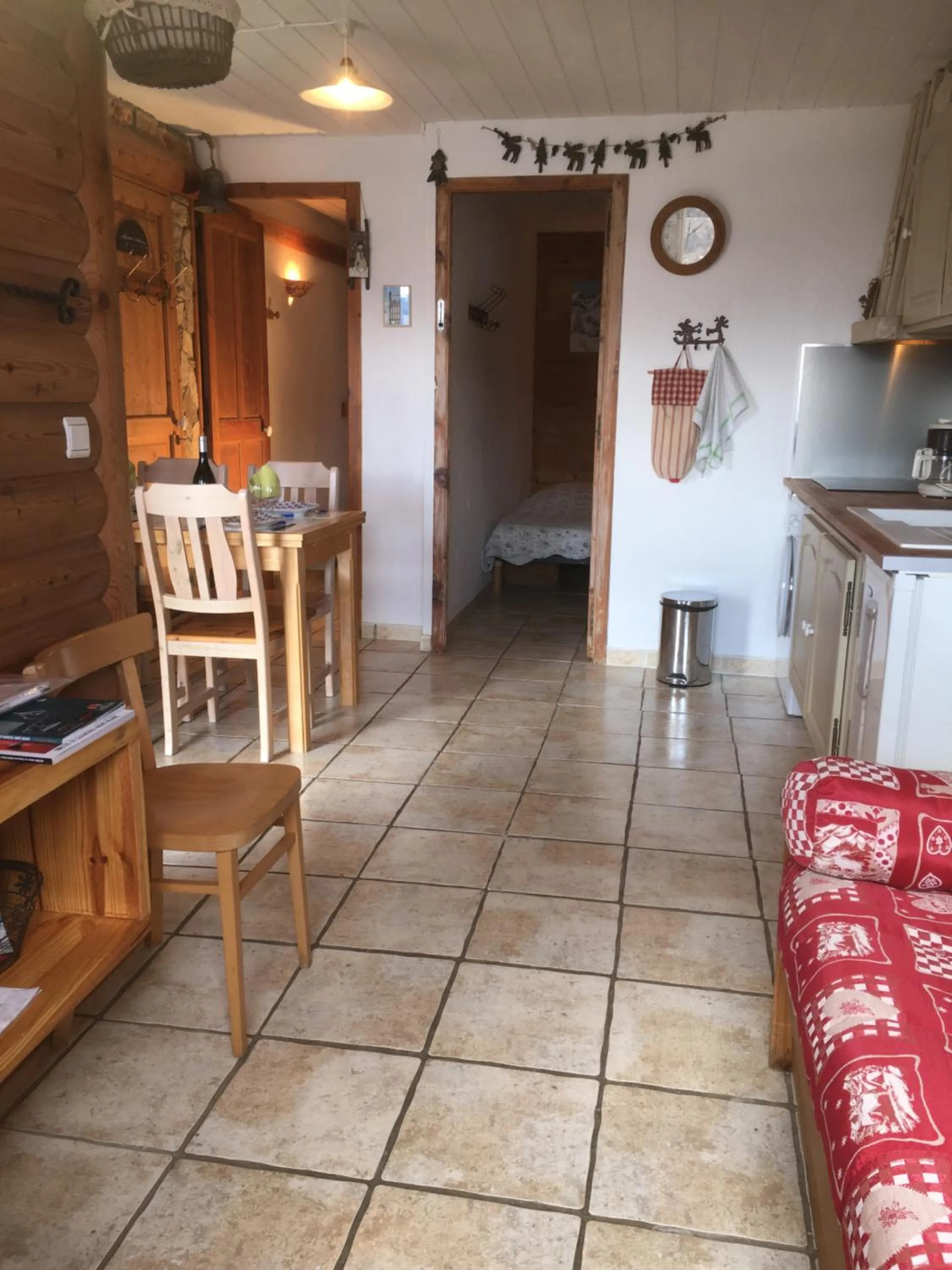 Seating area in Appartements dans Chalet