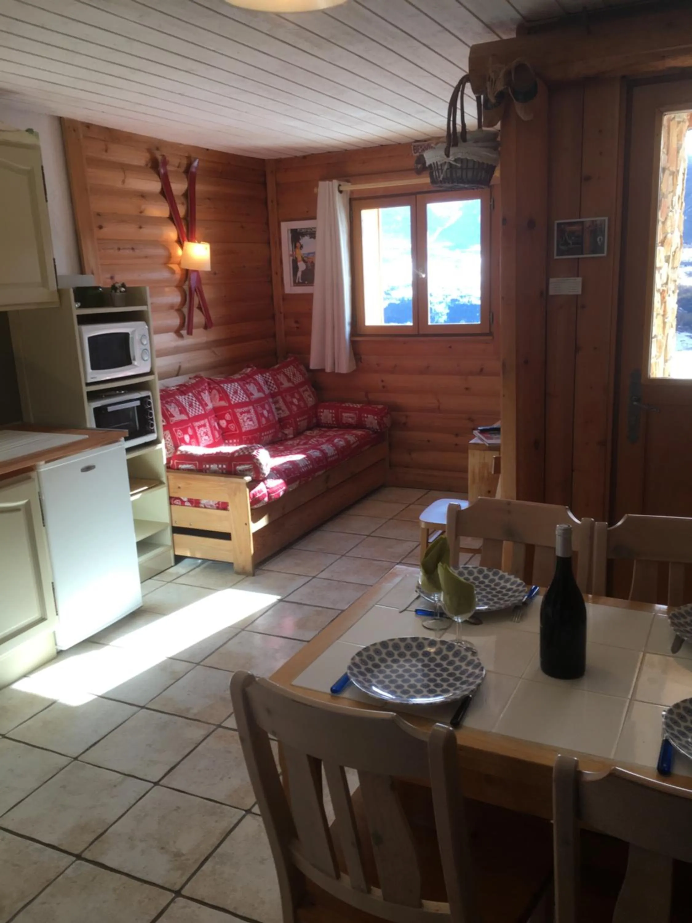 Living room in Appartements dans Chalet