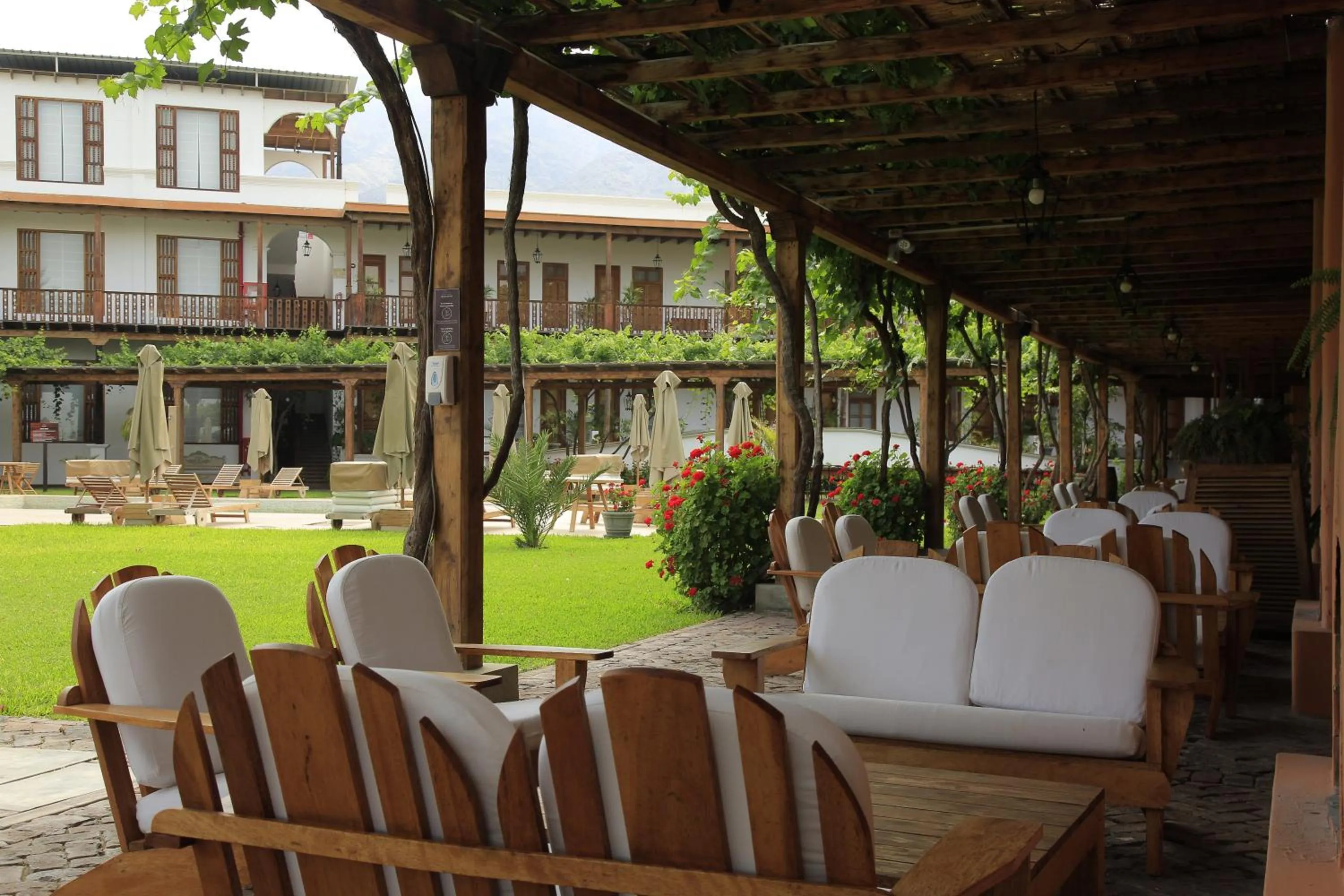 Balcony/Terrace in Hotel Viñas Queirolo