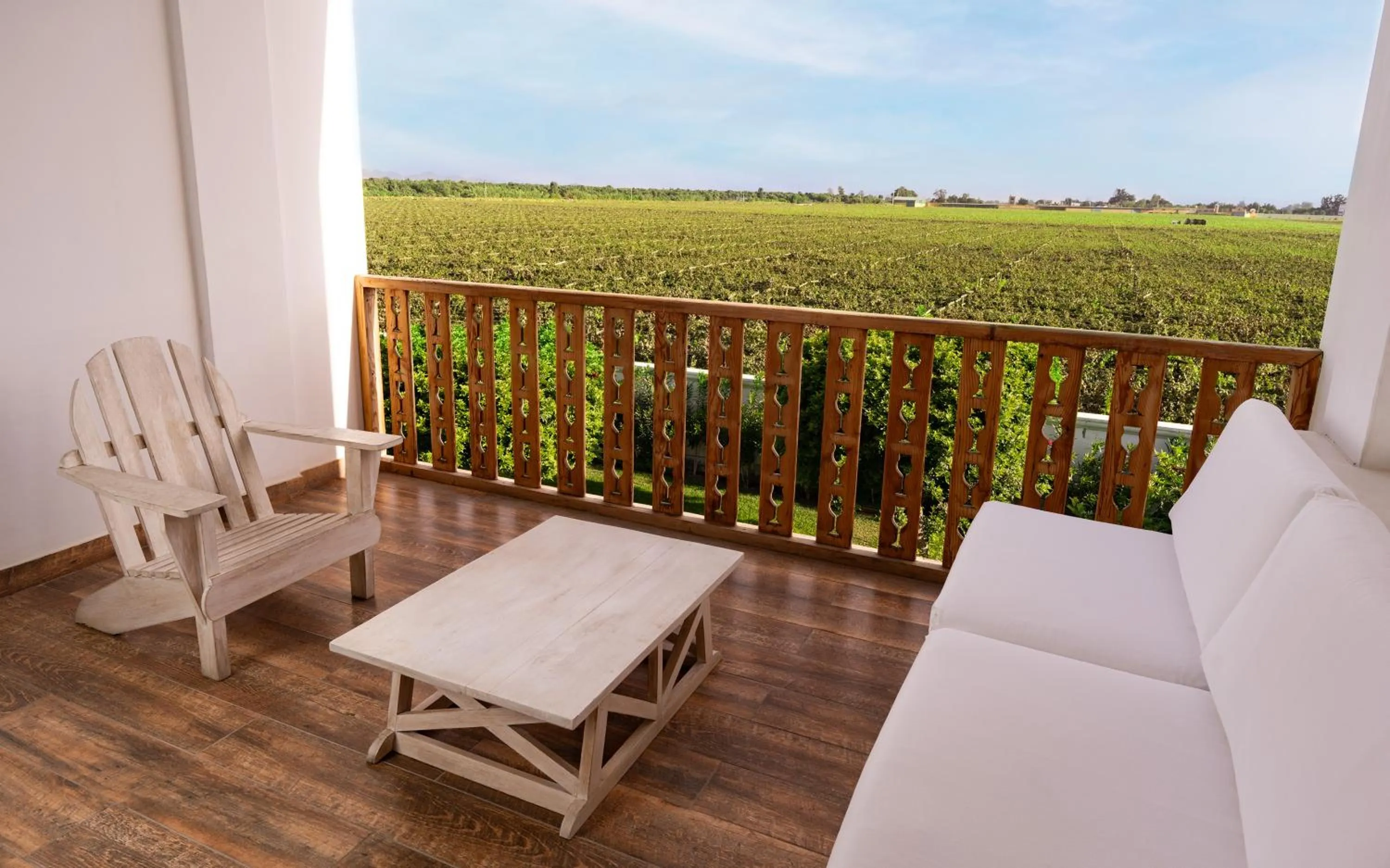 Balcony/Terrace in Hotel Viñas Queirolo