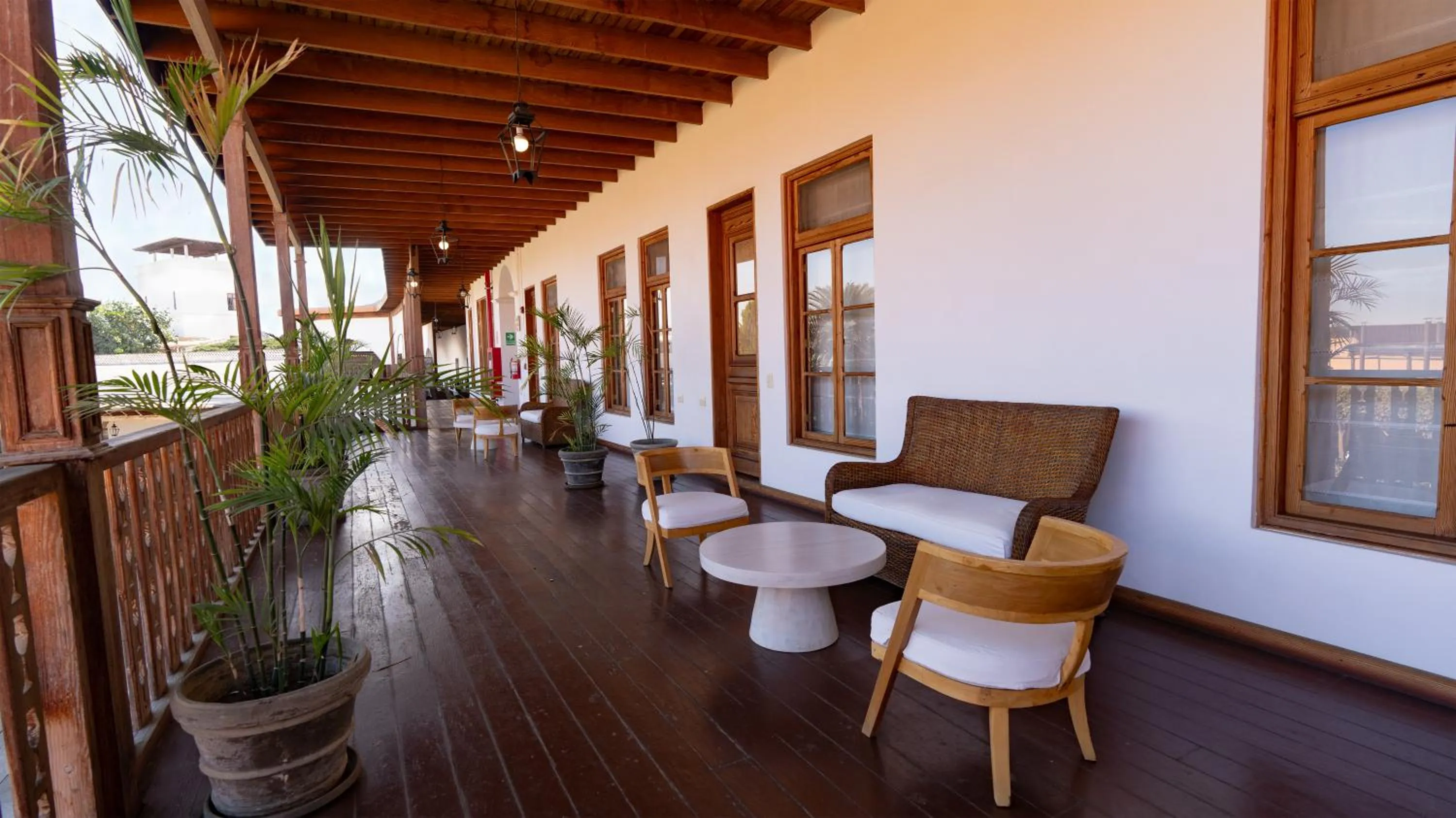 Balcony/Terrace in Hotel Viñas Queirolo