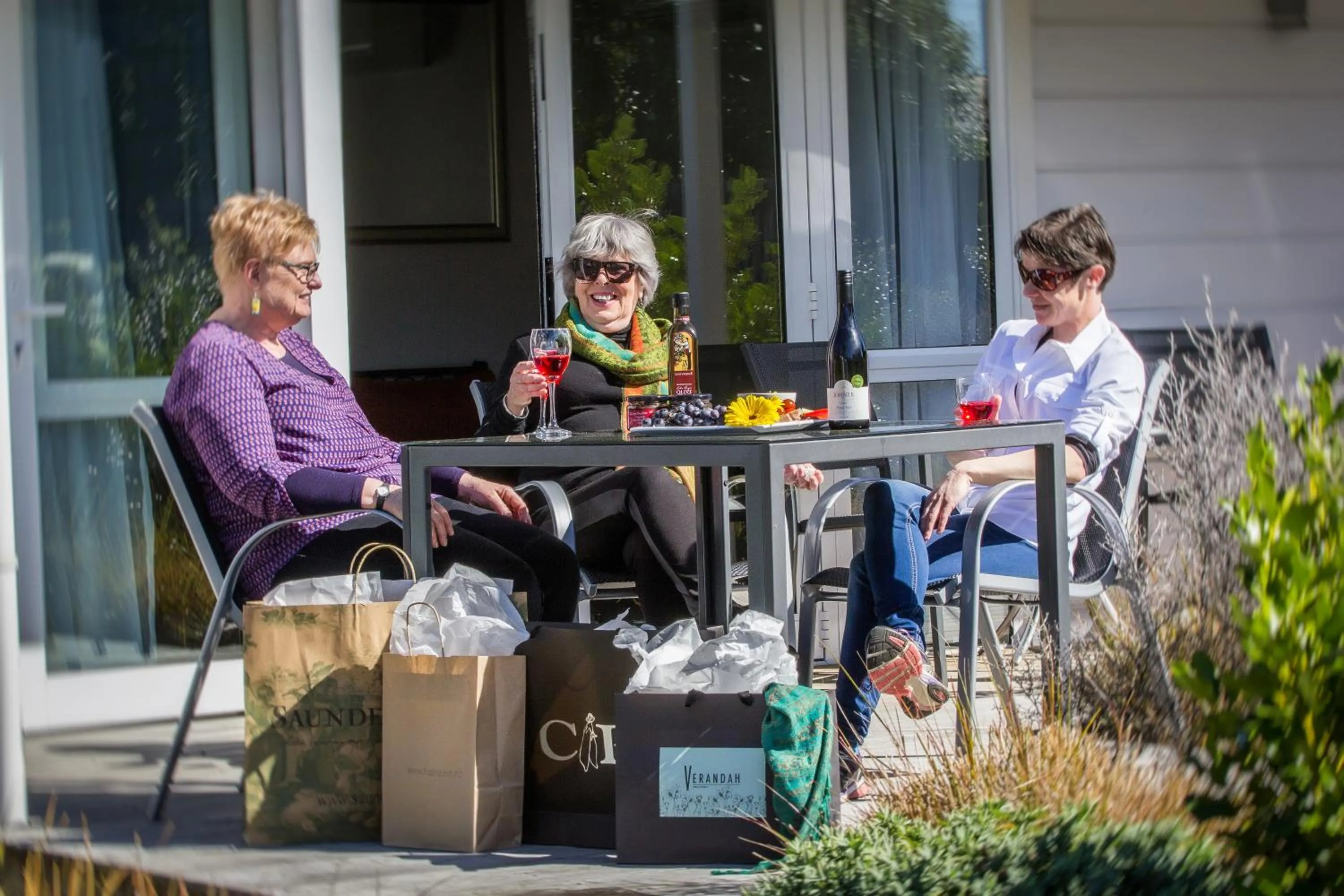 group of guests in Greyfriars Motel