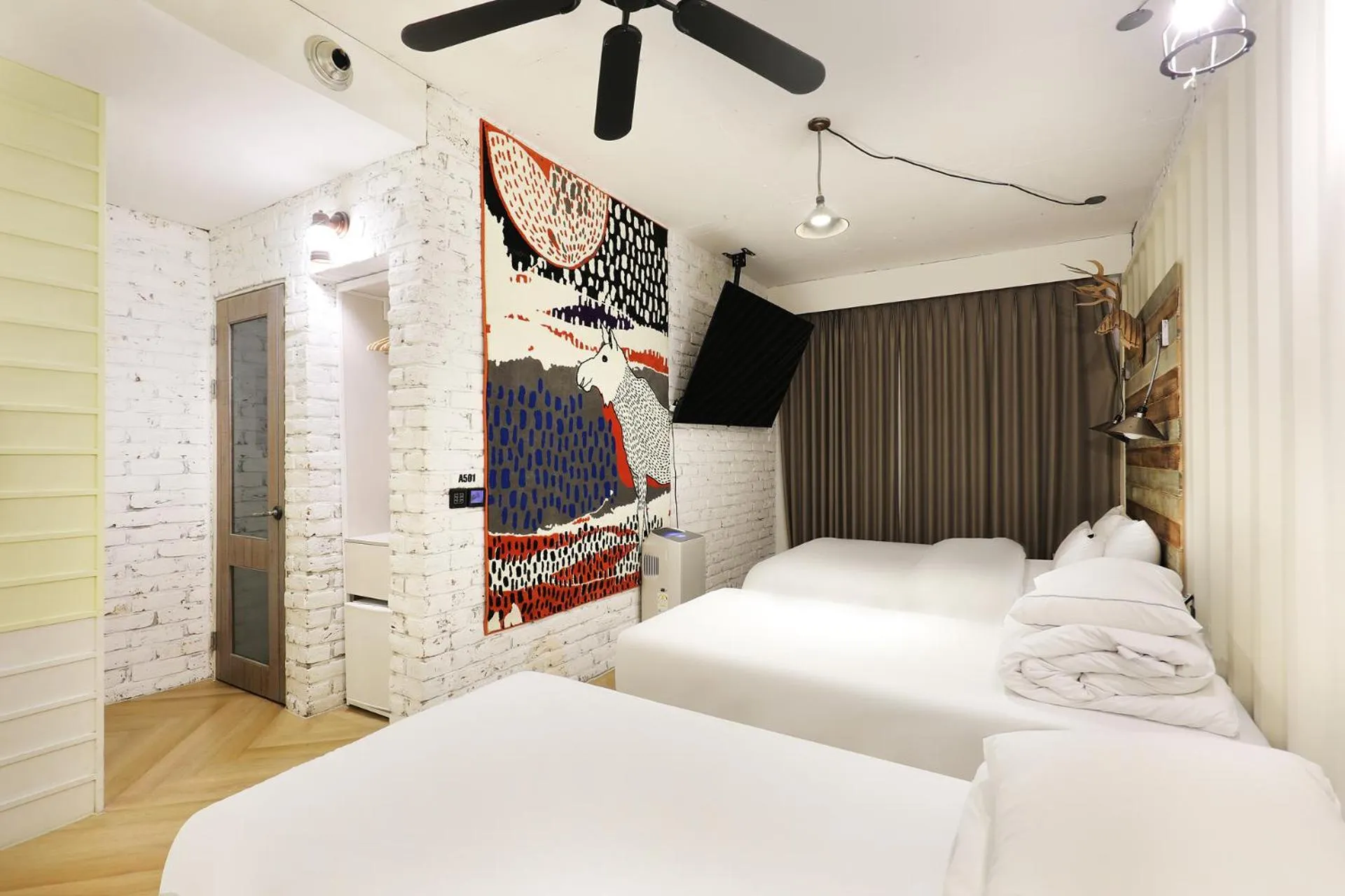 Bed in Hotel The Designers Jongro