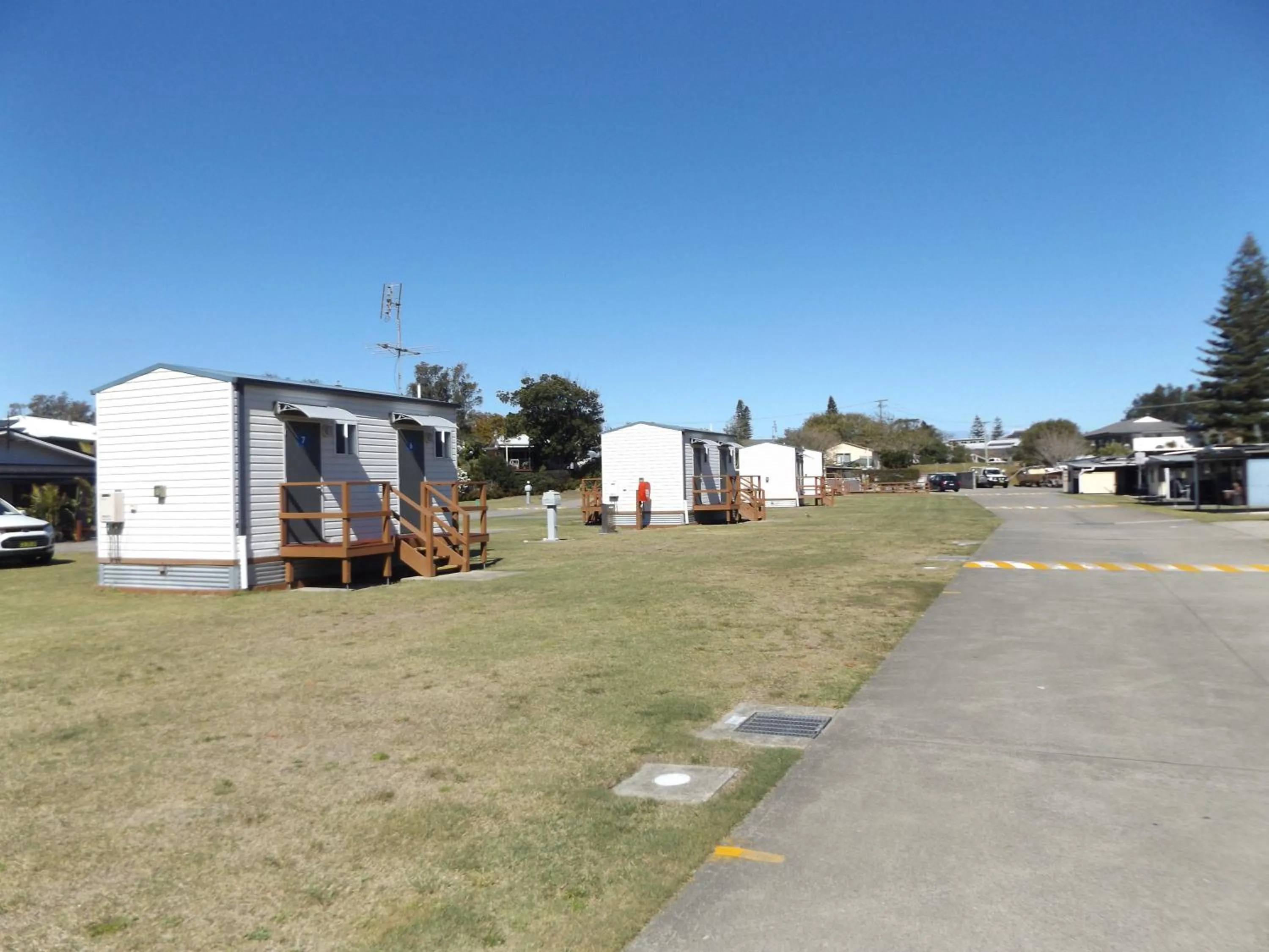 Property building in Birubi Beach Holiday Park