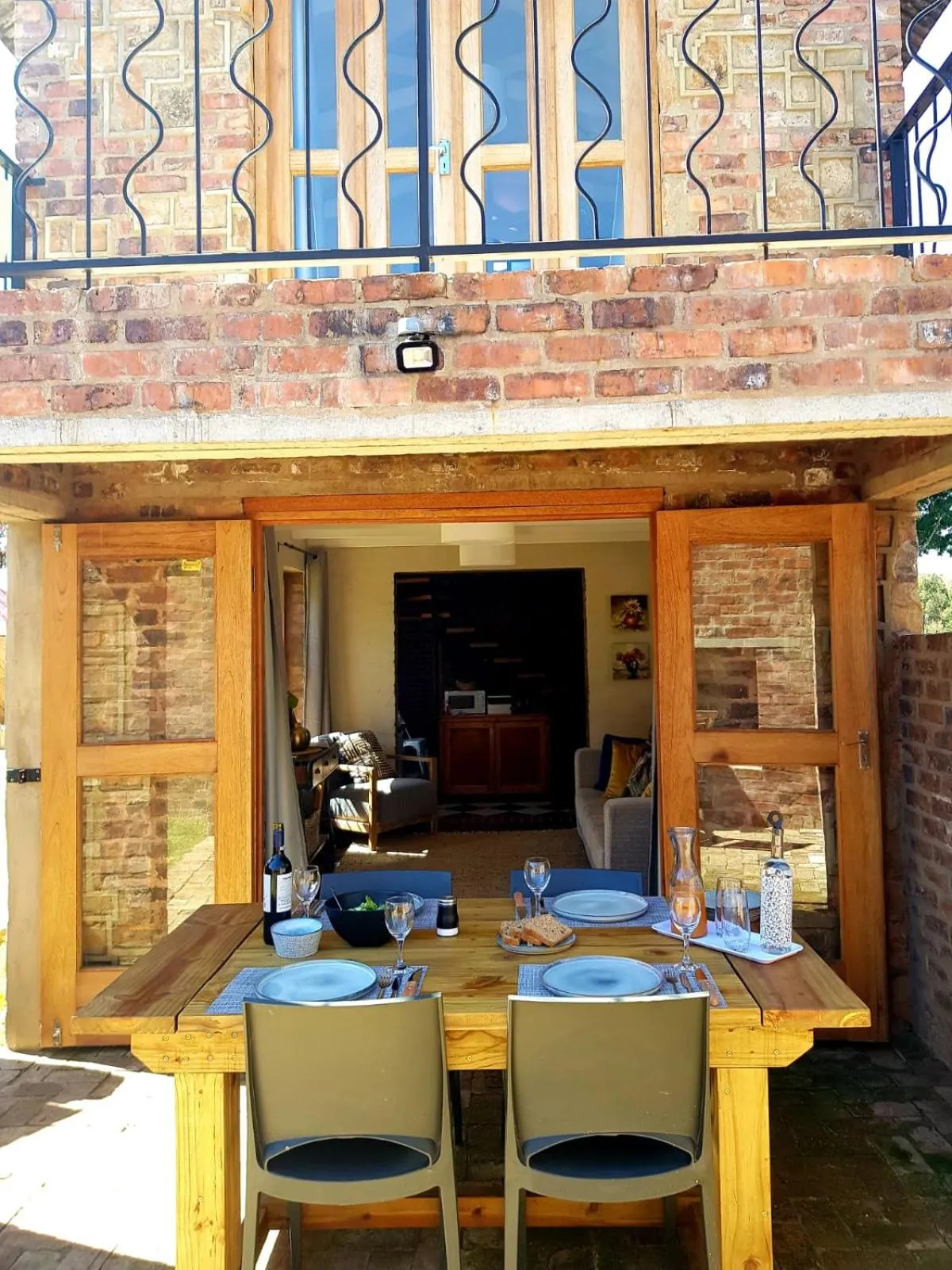 Patio in The Stables At Critchley