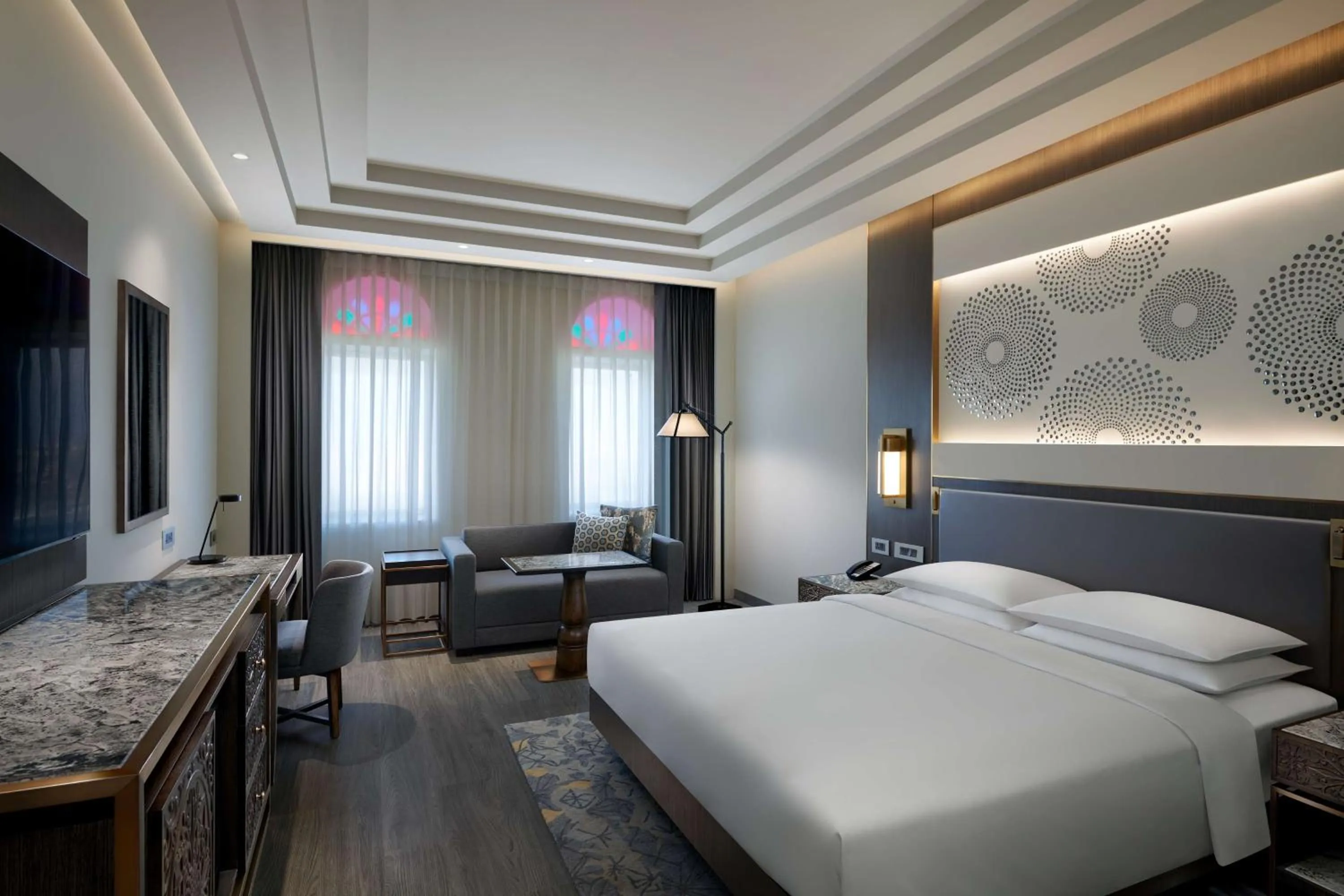 Bedroom, Bed in Hyatt Regency Jaipur Mansarovar