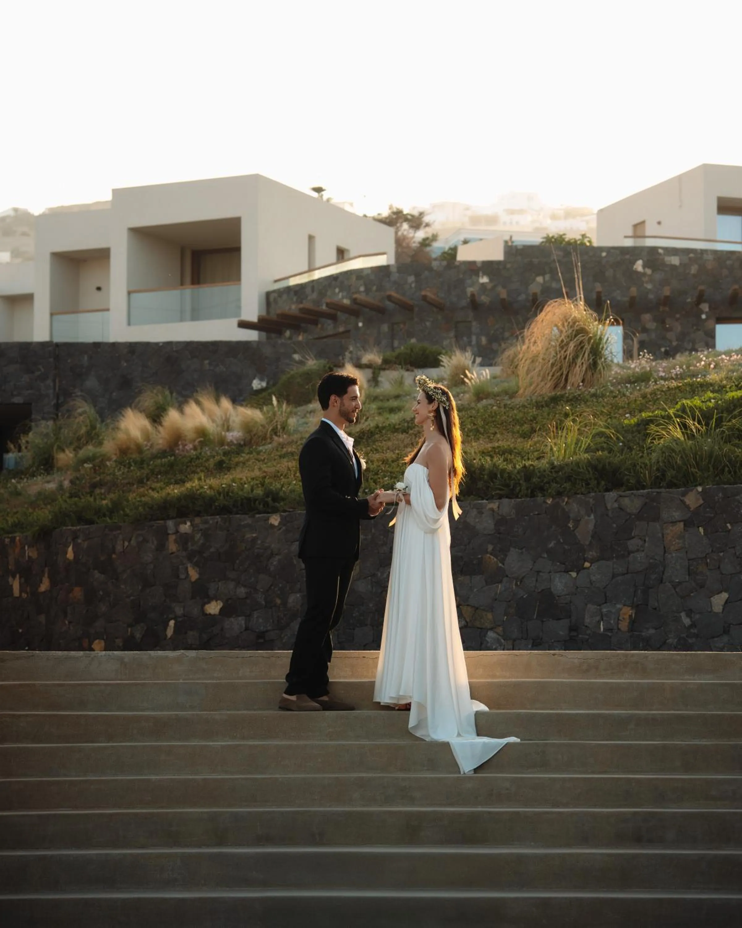 wedding in Magma Resort Santorini, In The Unbound Collection By Hyatt
