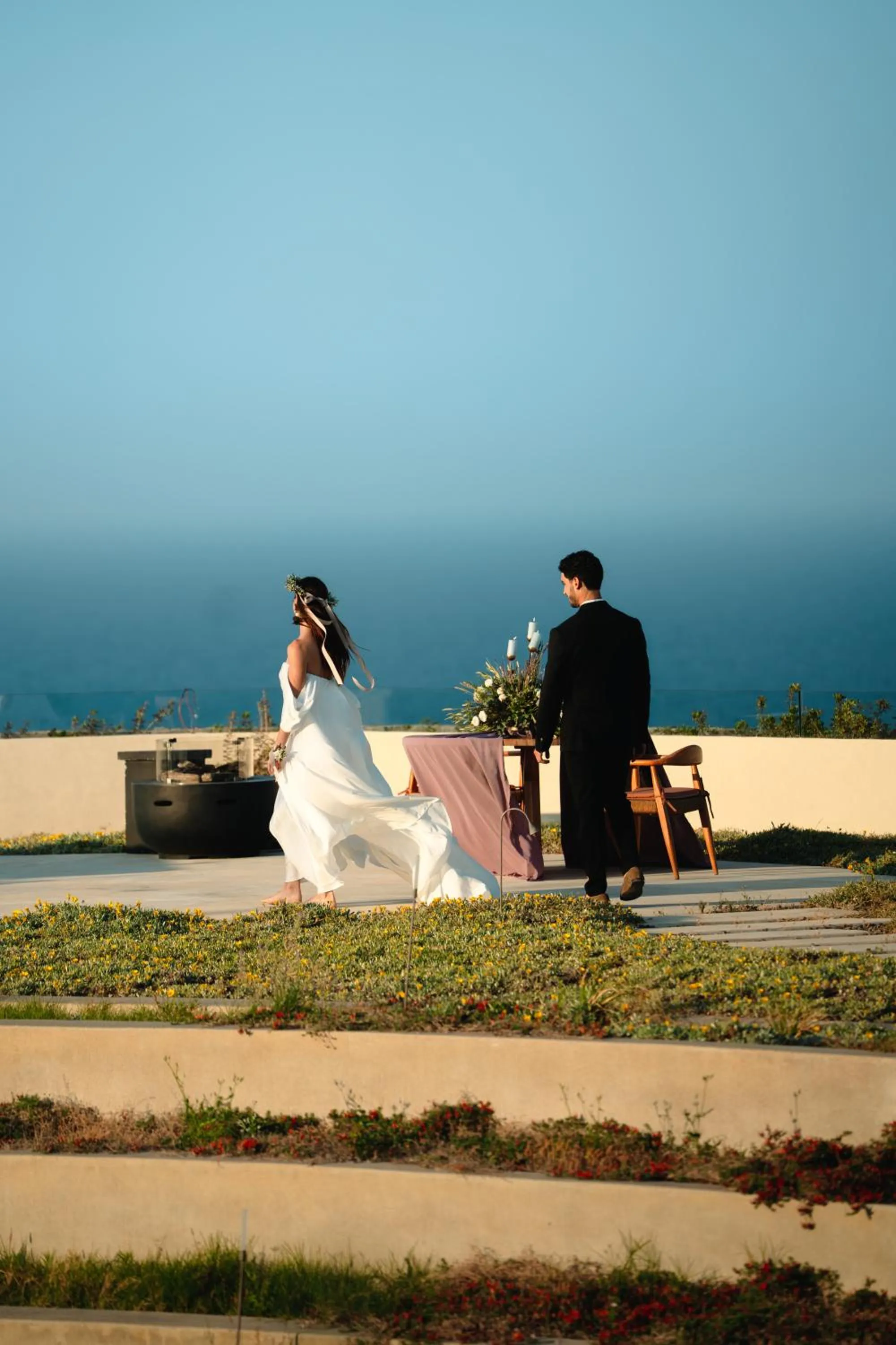 wedding in Magma Resort Santorini, In The Unbound Collection By Hyatt
