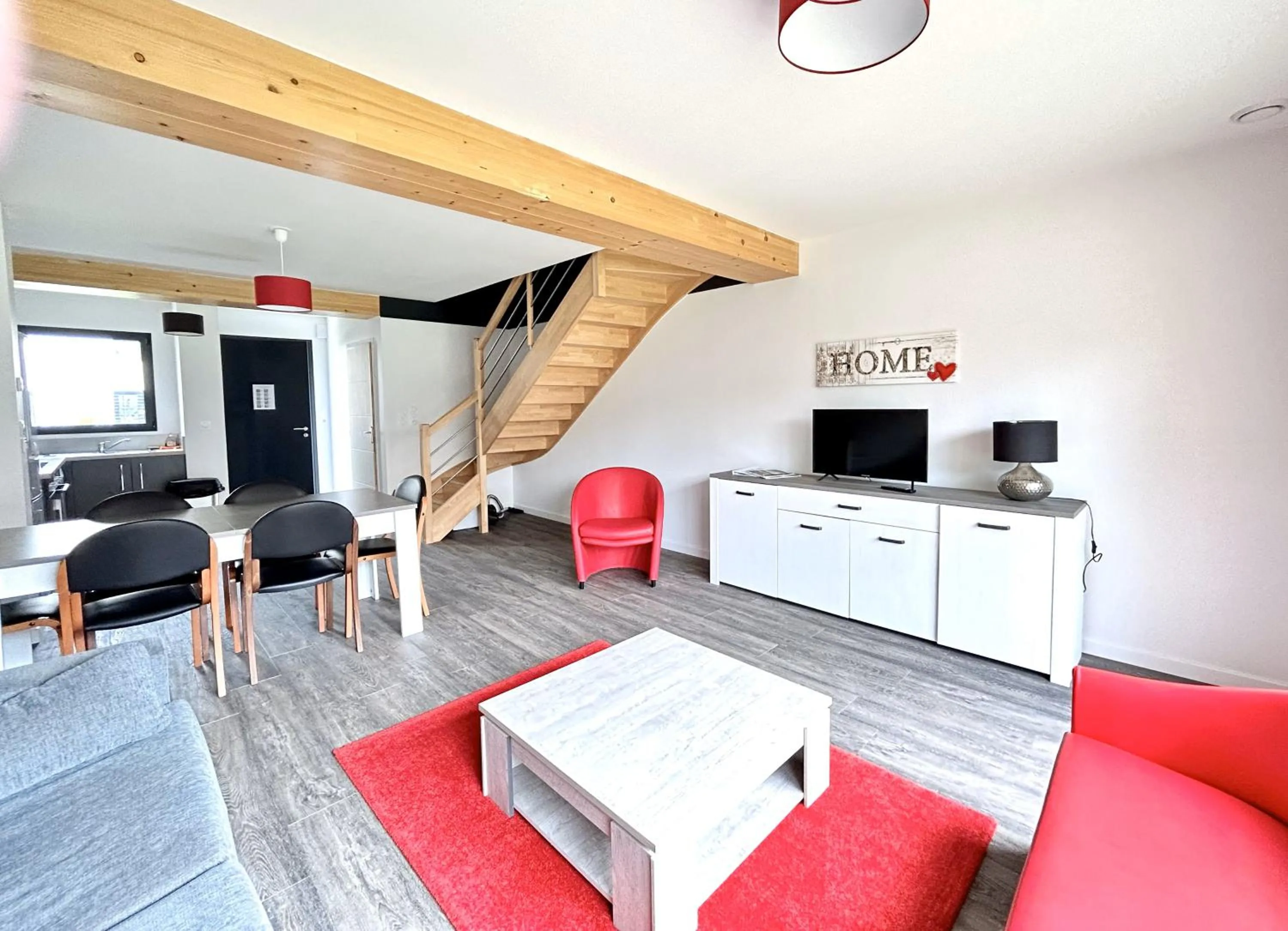 Living room in Du vignoble à l'Atlantique - Résidence Montifault gîtes du 2 au 3 pièces