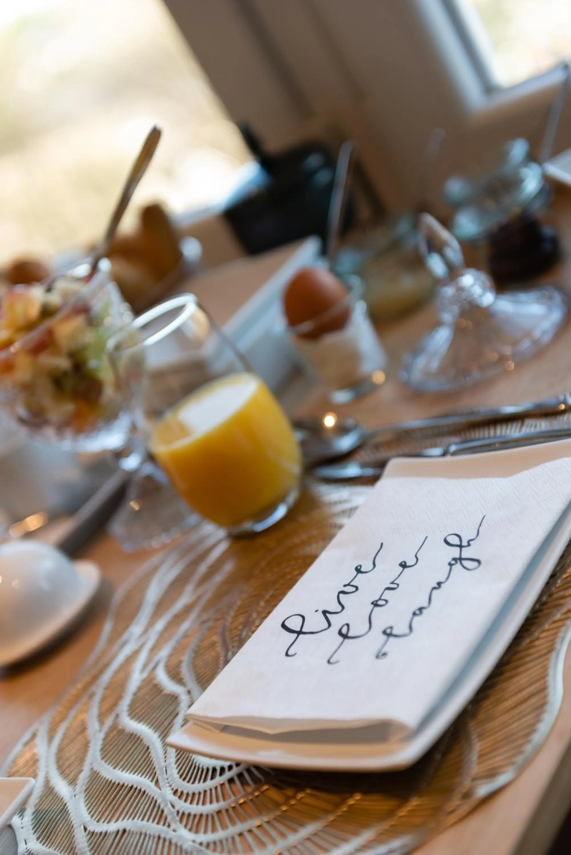 Food and drinks in Cocoon-Chambre d'Hôtes