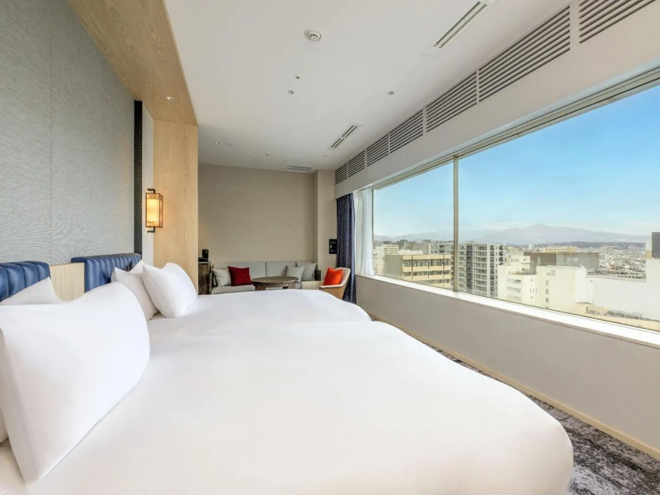 Bed in ANA Crowne Plaza Akita by IHG