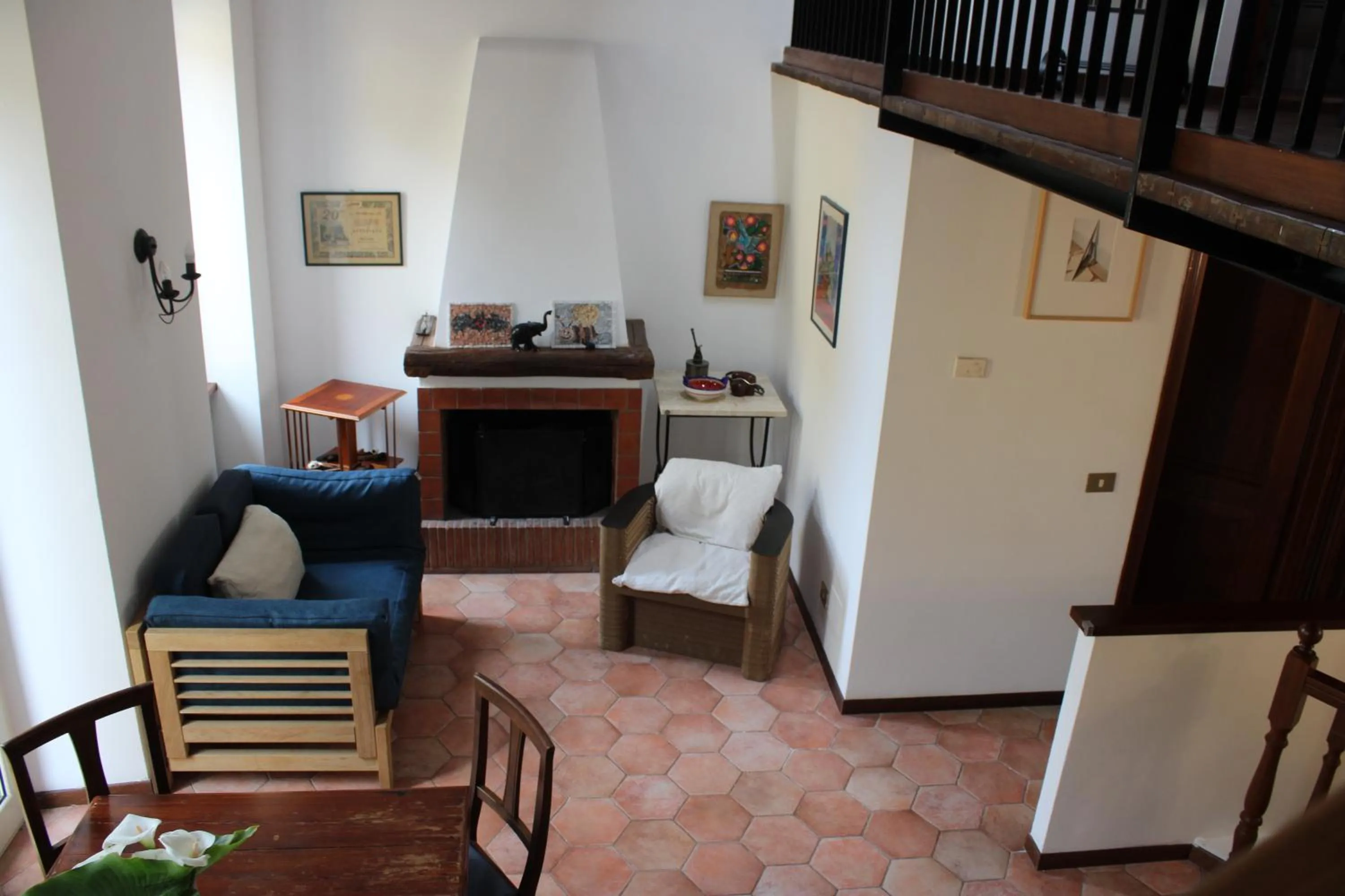 Living room in La luce del borgo