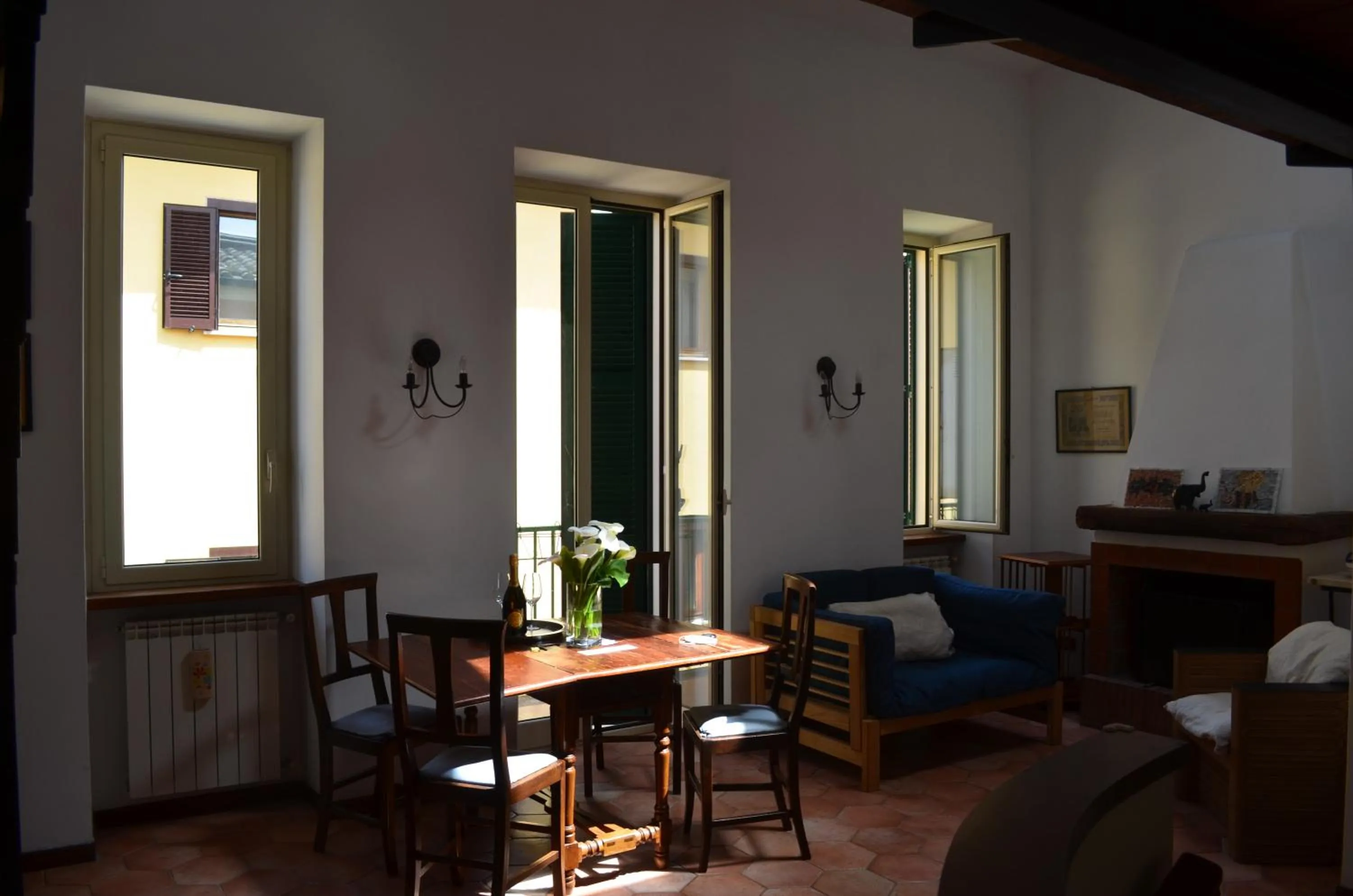 Living room in La luce del borgo