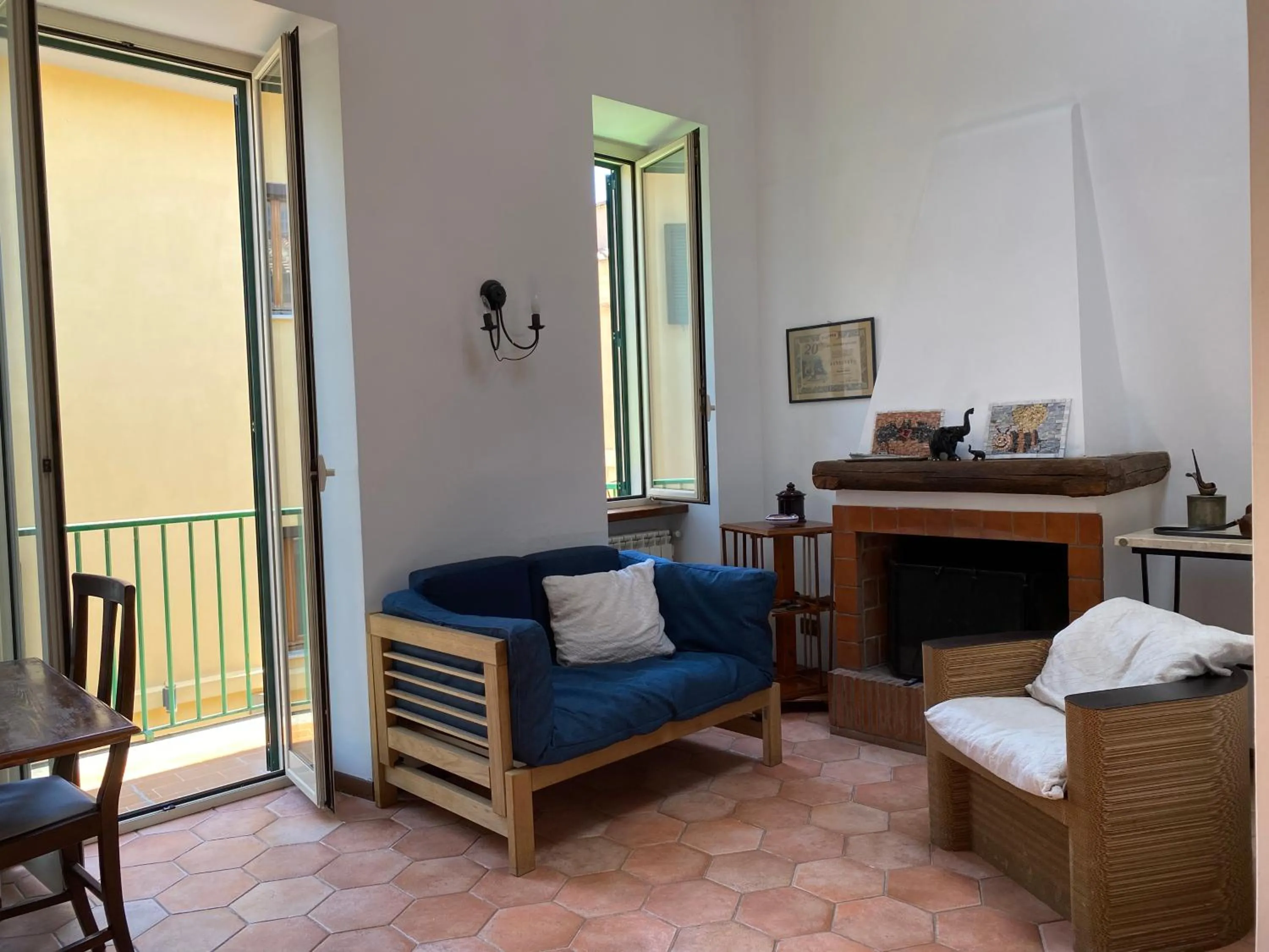 Living room in La luce del borgo