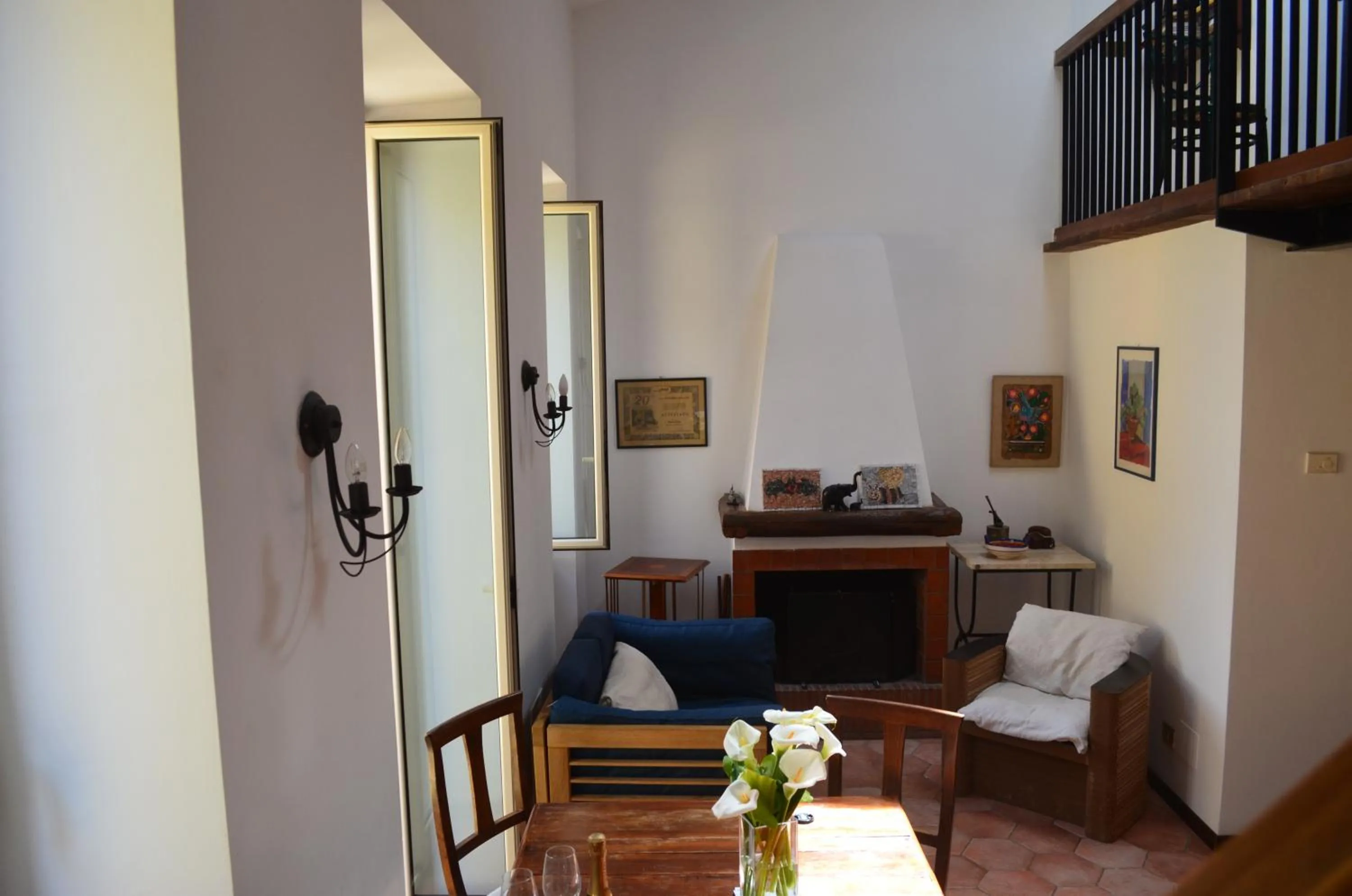 Living room in La luce del borgo