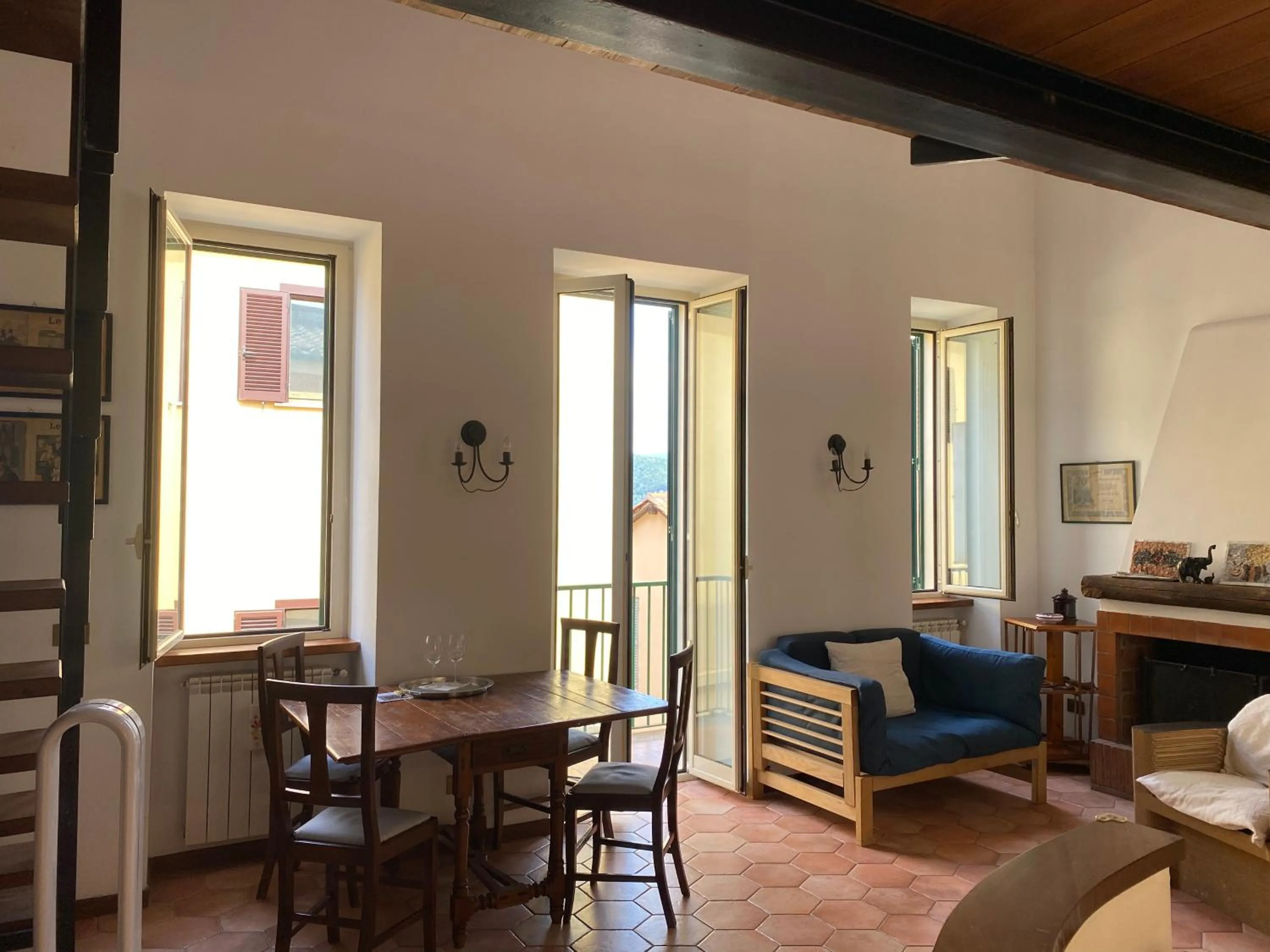 Living room in La luce del borgo