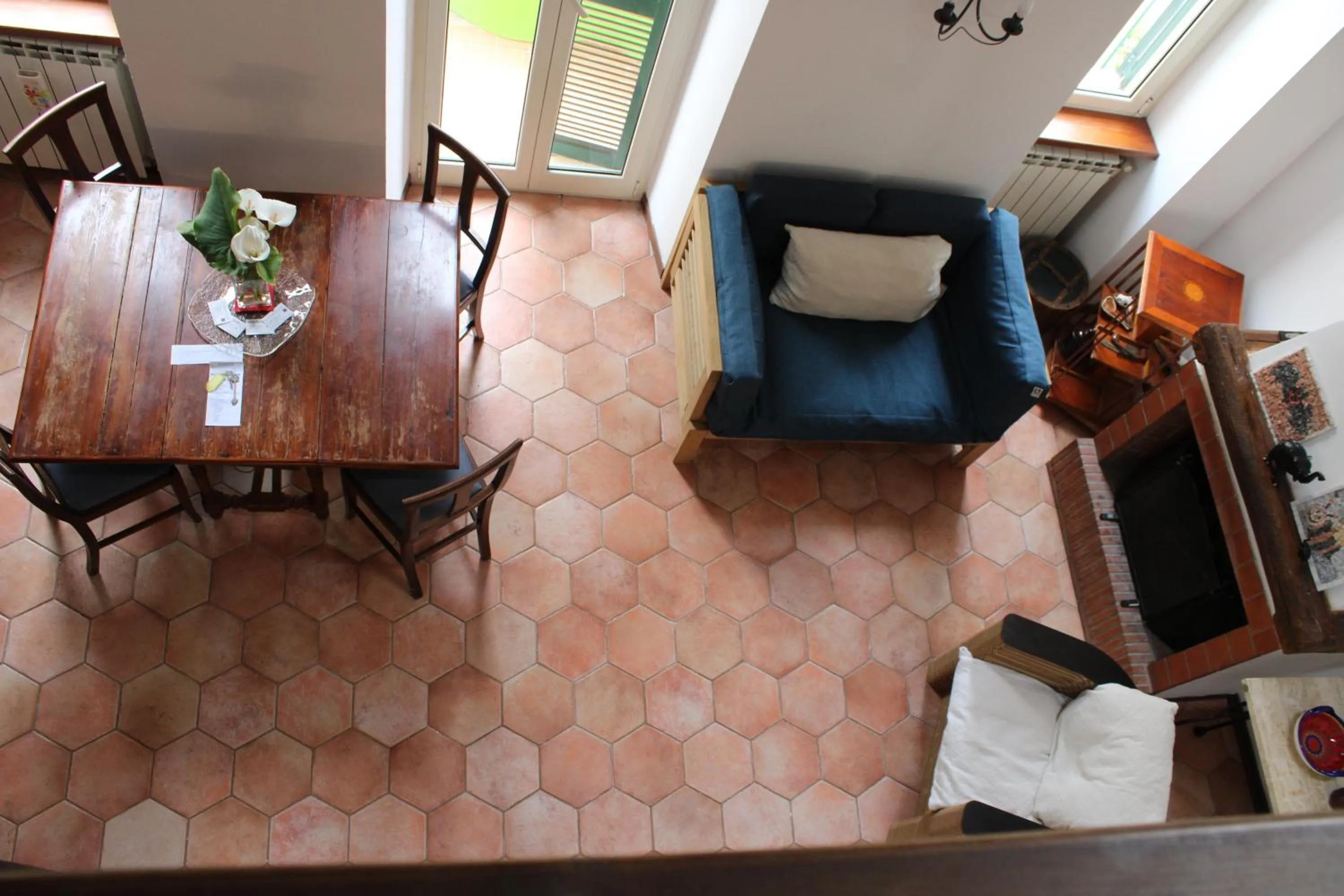 Living room in La luce del borgo