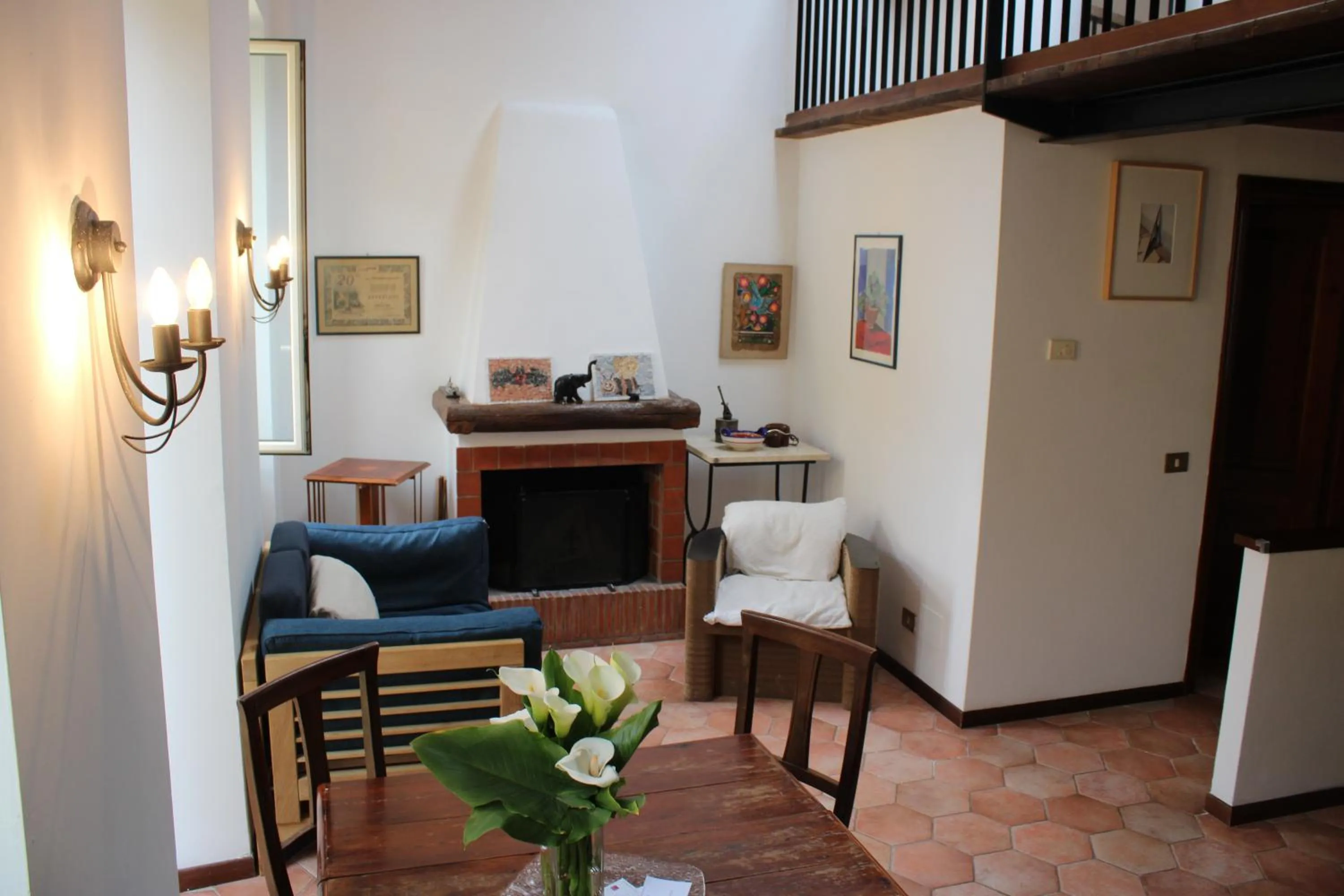 Living room in La luce del borgo
