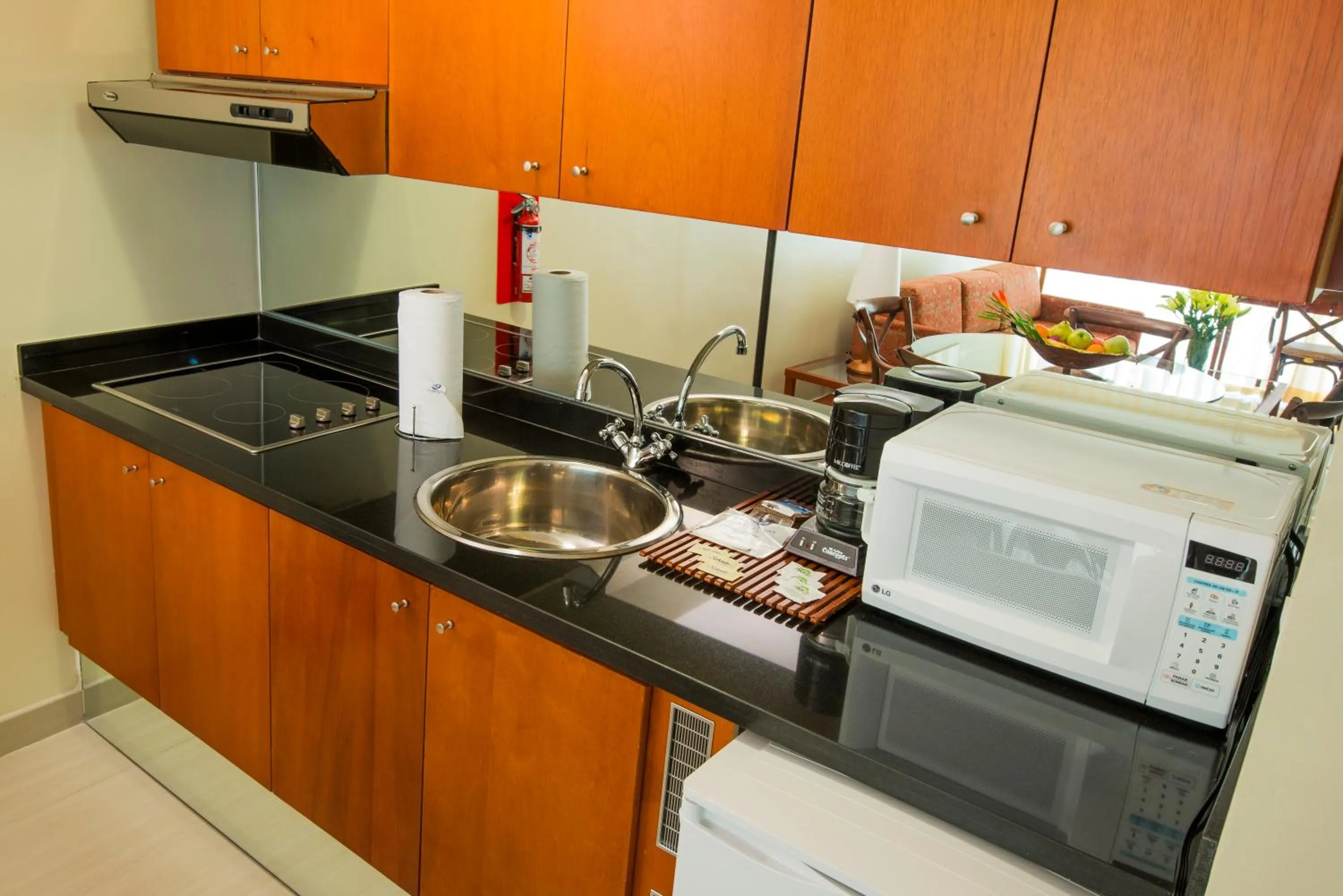 Kitchen or kitchenette in HOTEL ALTAMIRA SUITES
