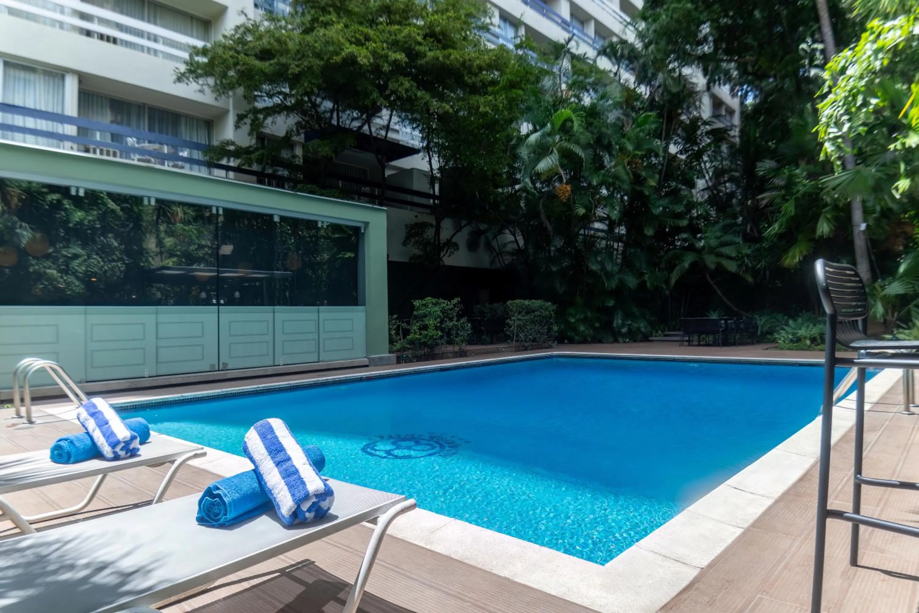 Pool view in HOTEL ALTAMIRA SUITES